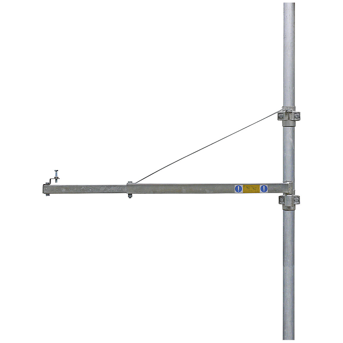 Swivelling extension arm