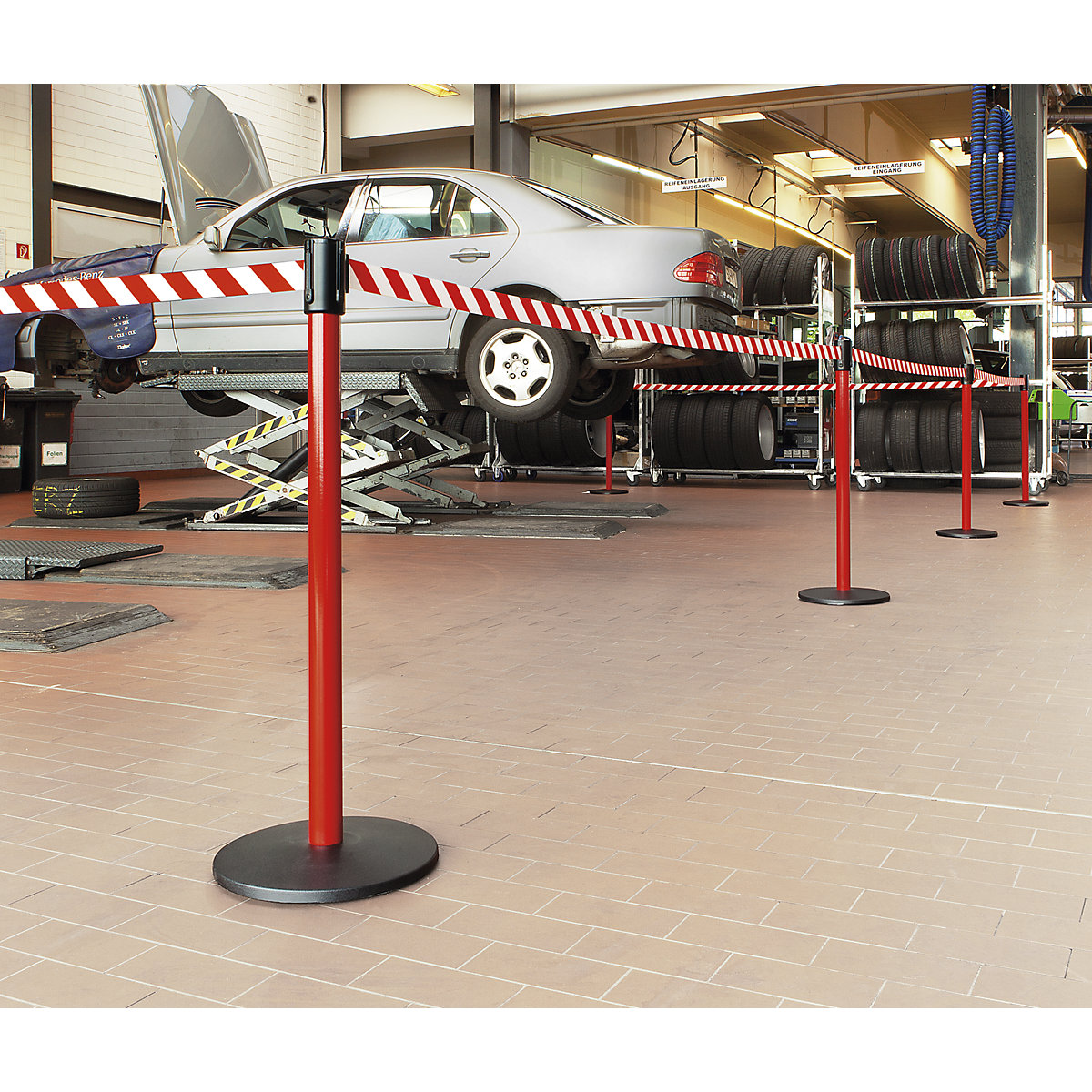 Belt warning stand – Tensator (Product illustration 2)-1