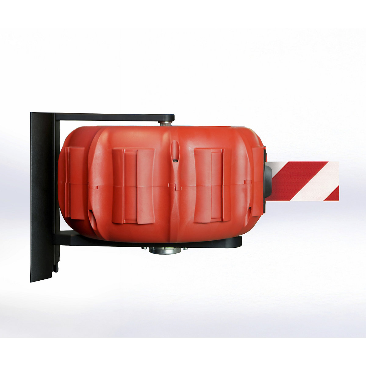 JetTrac wall mounted belt barrier