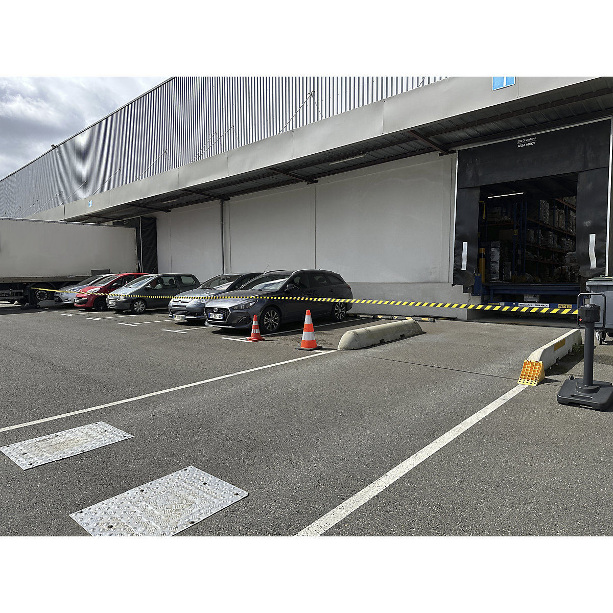 Tape barrier, mobile – VISO (Product illustration 2)-1