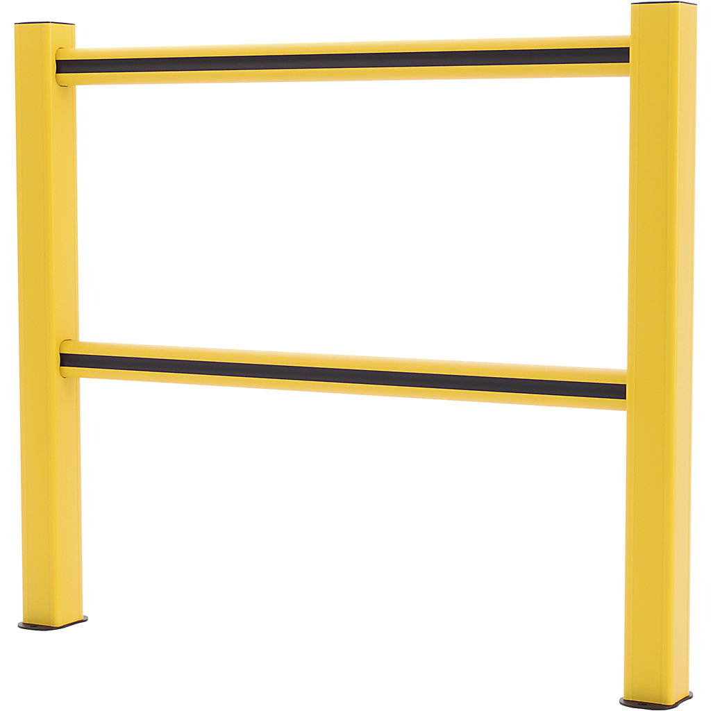 Flex Impact® HD Light safety railing – Boplan: yellow posts – yellow ...