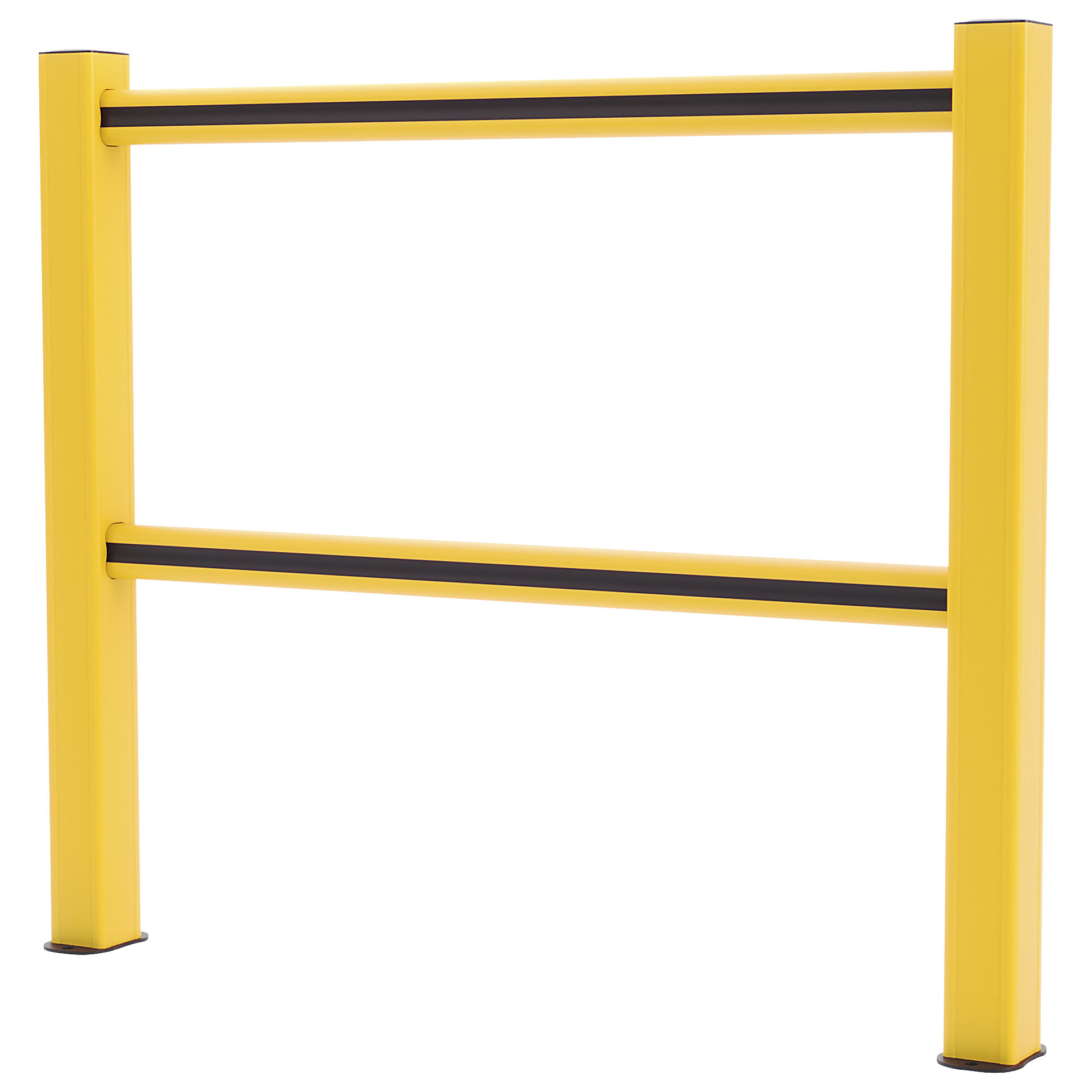 Flex Impact® HD Light safety railing – Boplan: yellow posts – yellow ...