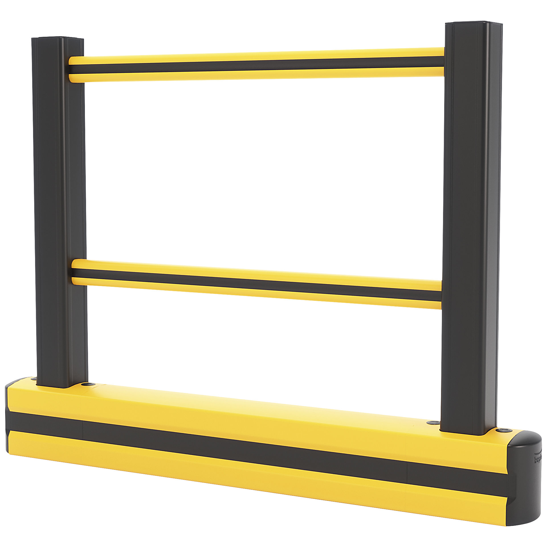 Removable Railing Barriers Floor barrier with railing – Boplan: yellow / black | kaiserkraft