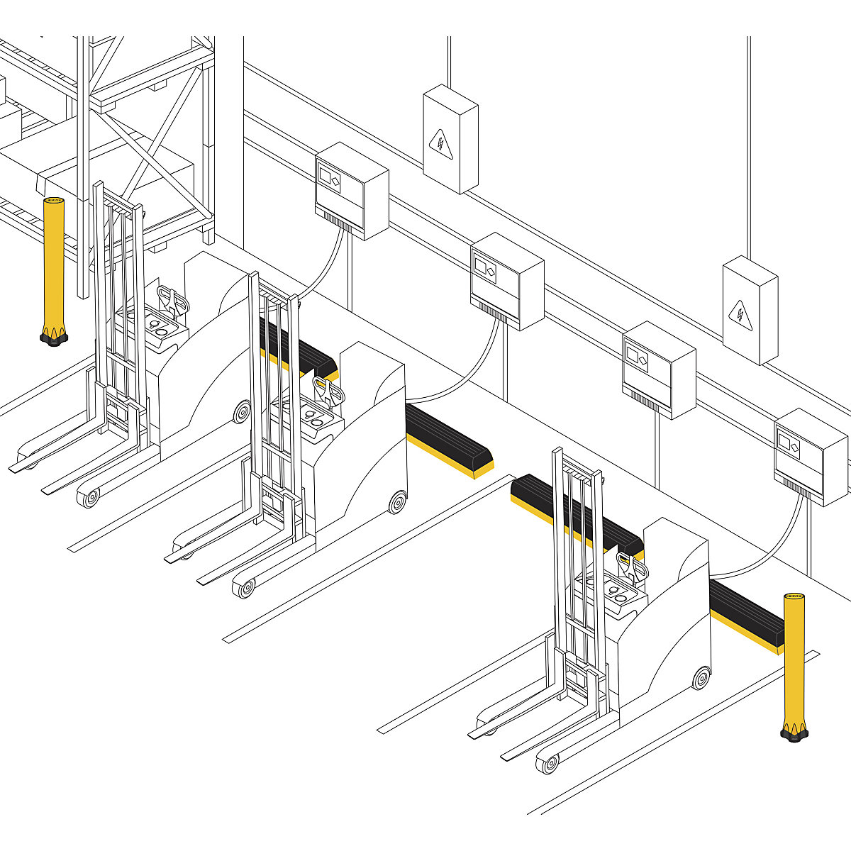 Monoplex StepGuard crash protection barrier – A-SAFE (Product illustration 5)-4