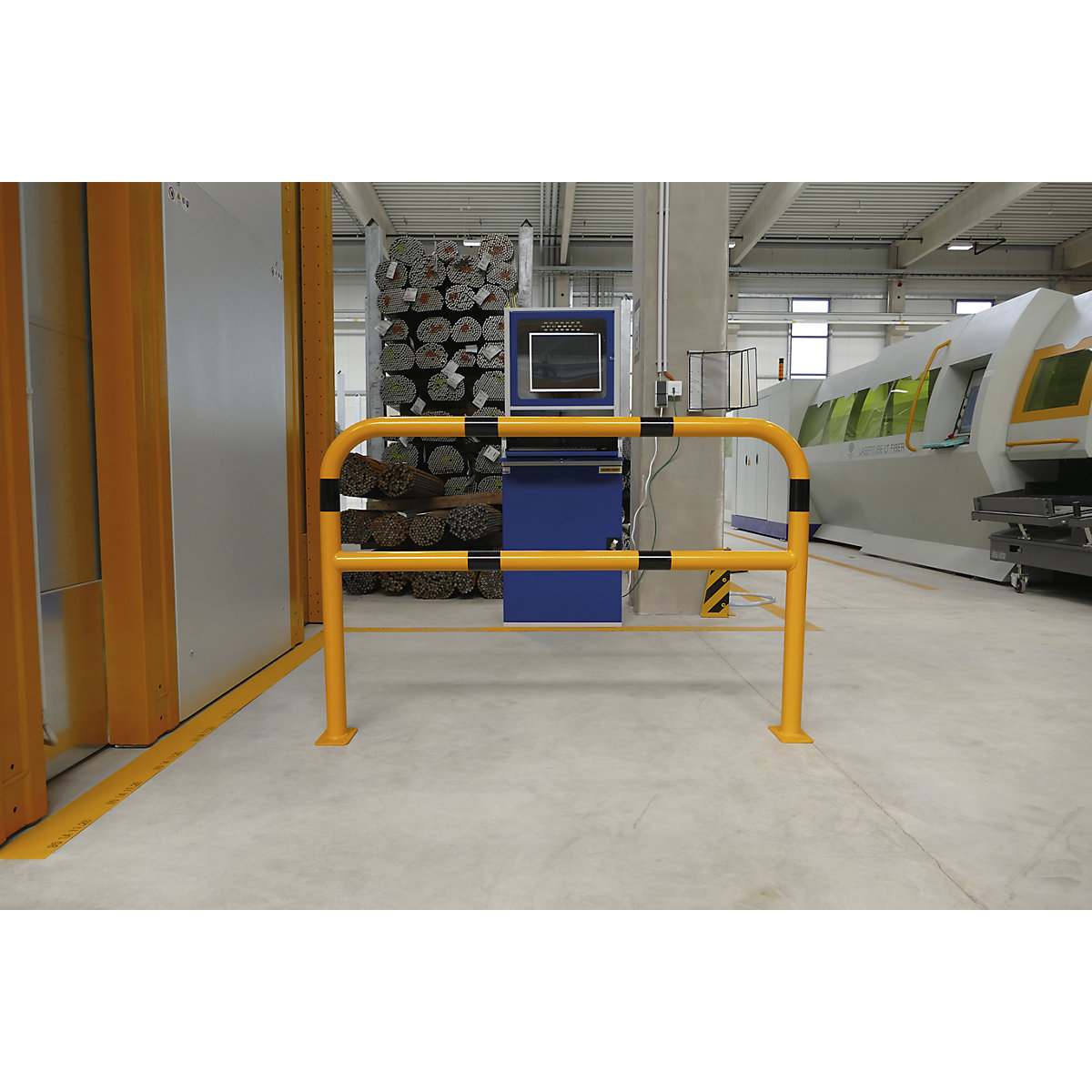 Safety barrier, steel, Ø 48 mm – Schake (Product illustration 2)-1