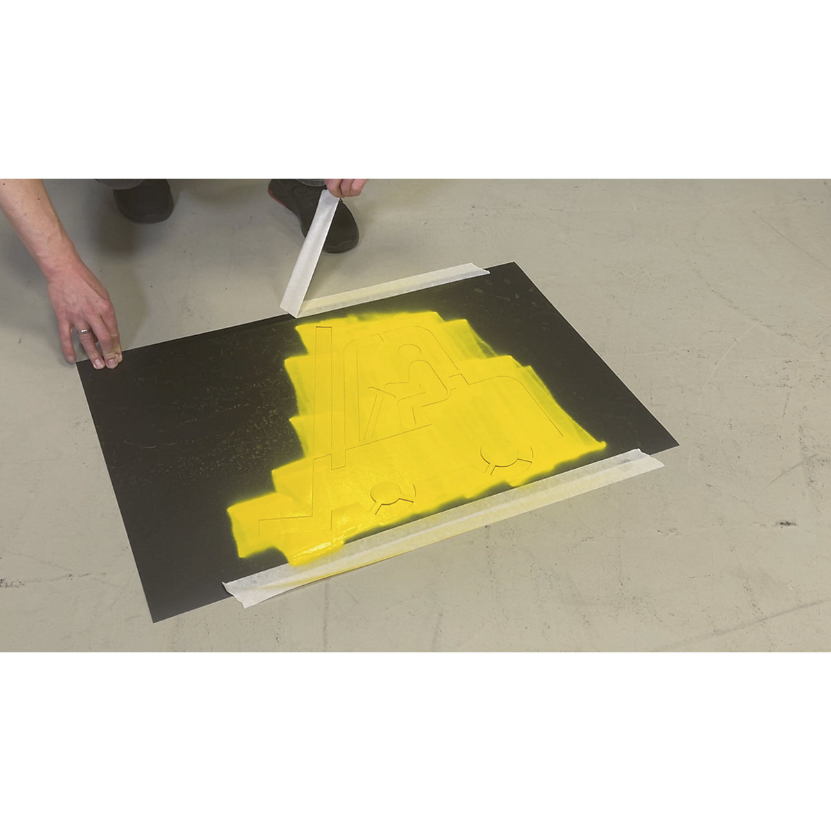 DURALINE® logistics floor marking stencil set – DURABLE (Product illustration 4)-3