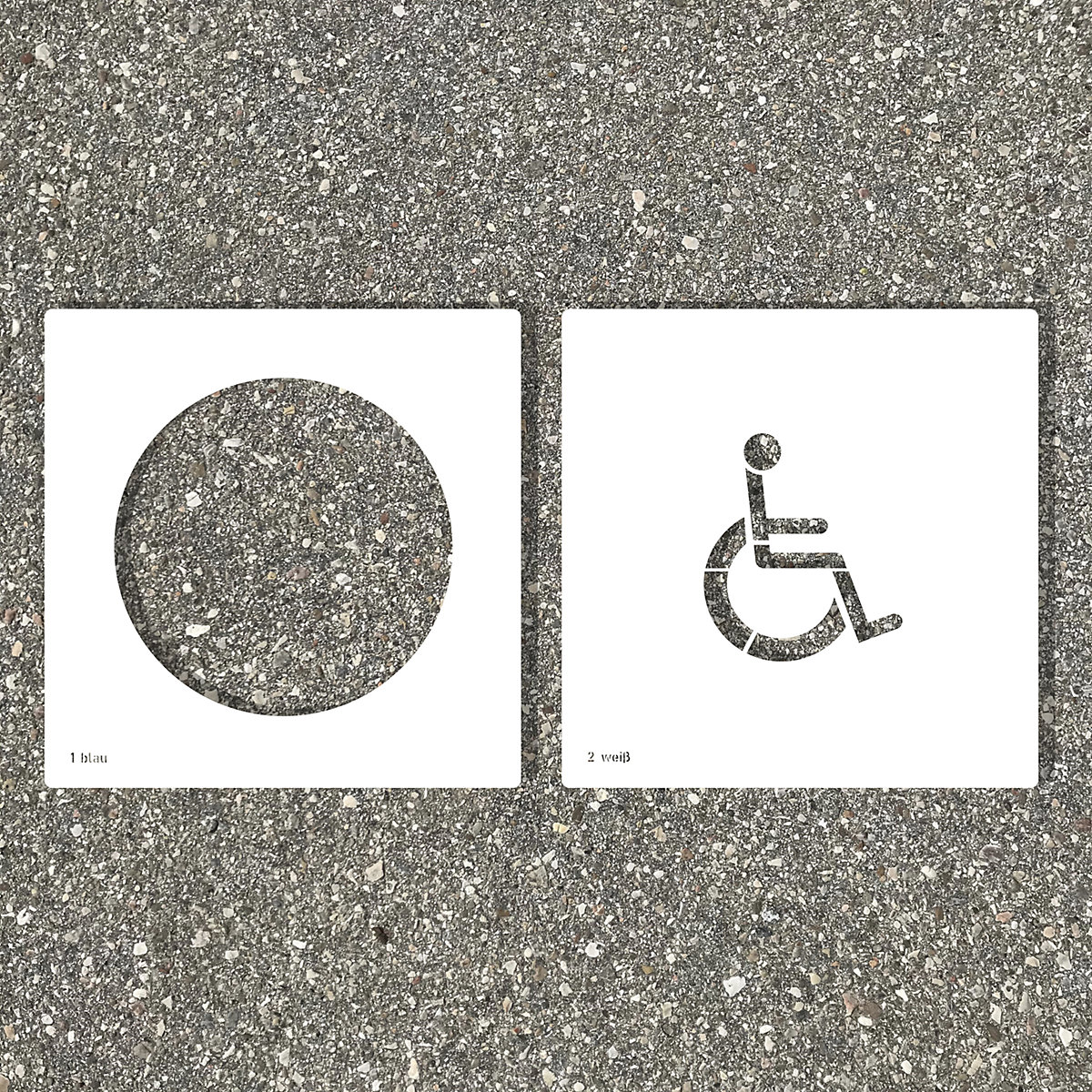Floor stencil