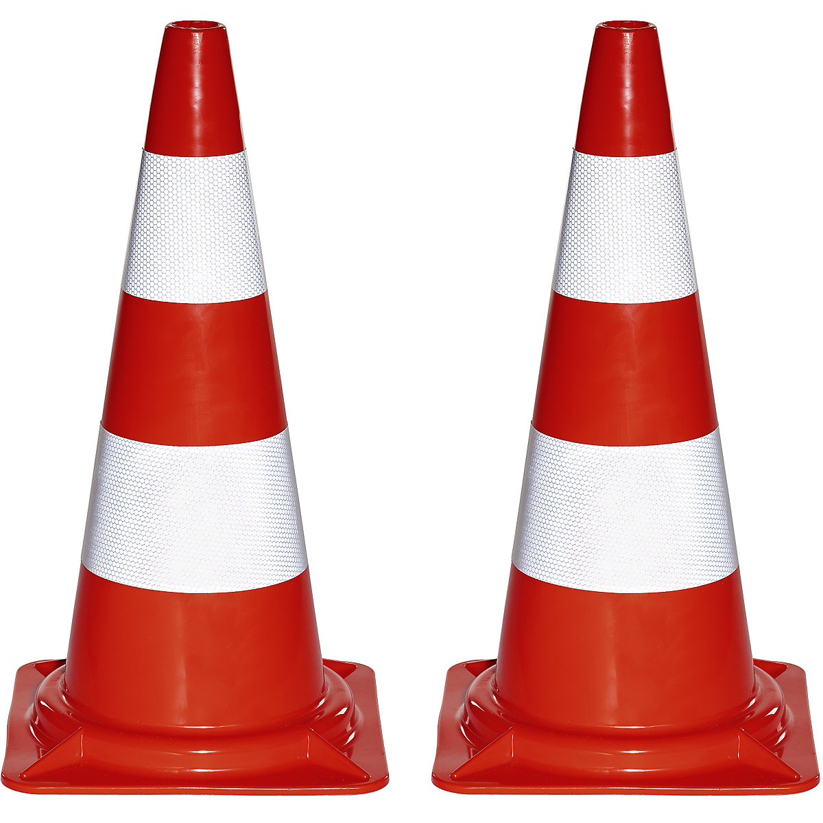 PVC traffic cone, pack of 2