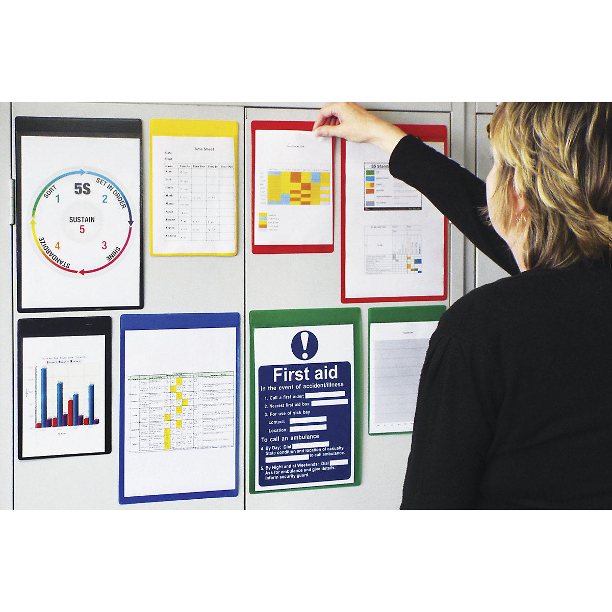 Document pouches with suspension tabs (Product illustration 3)-2