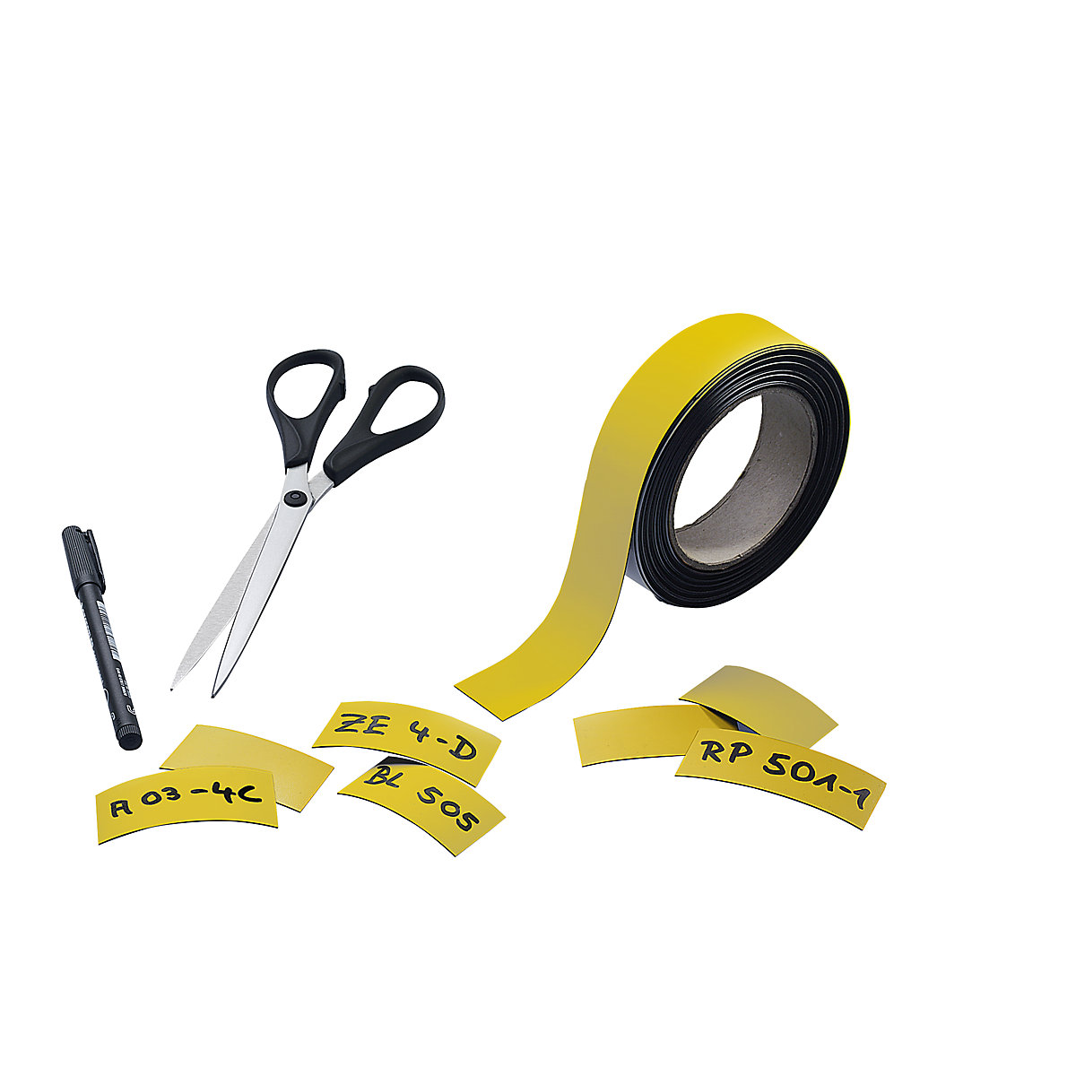 Magnetic storage labels, sold by the roll (Product illustration 2)-1