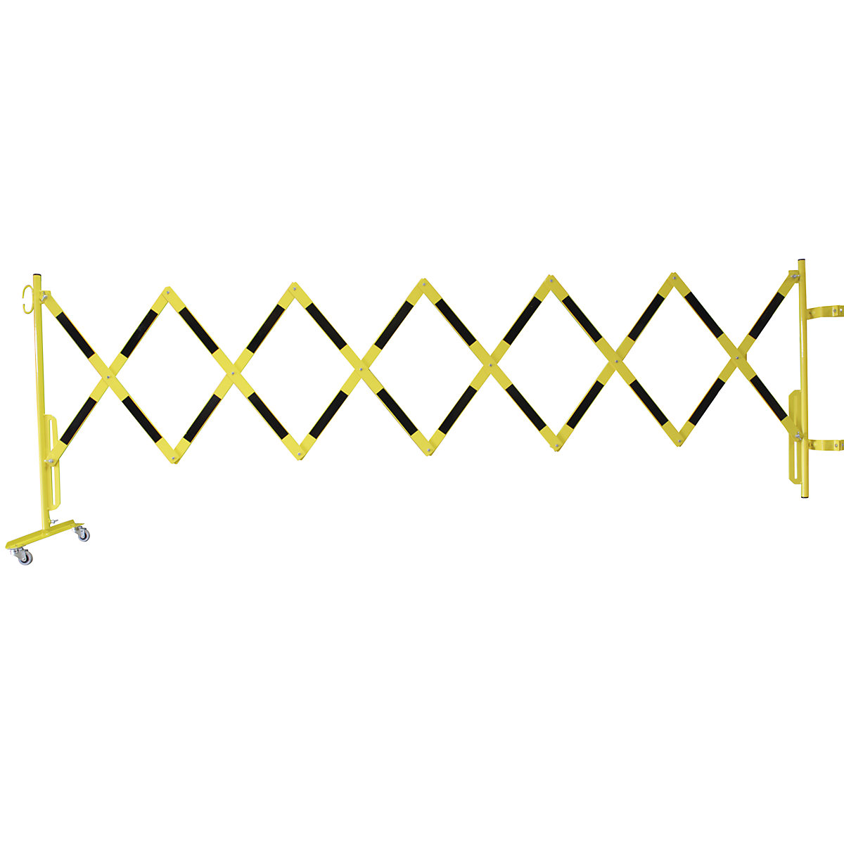 Expanding barrier for safety railings - CrashStop
