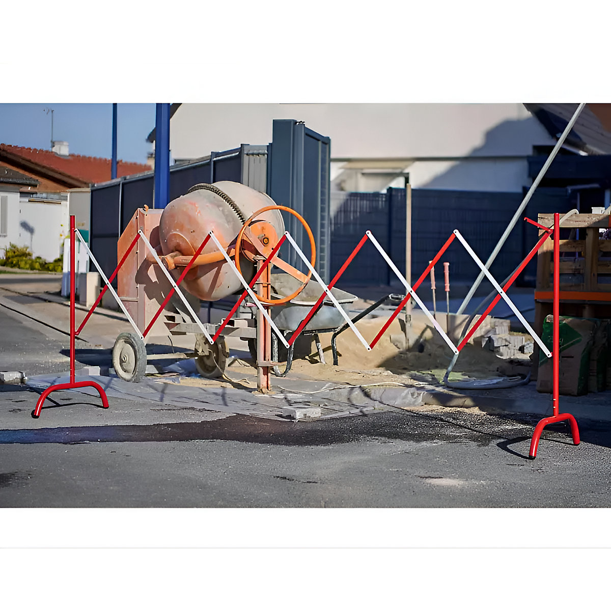 Expanding barrier, steel, extendable – PROCITY (Product illustration 3)-2