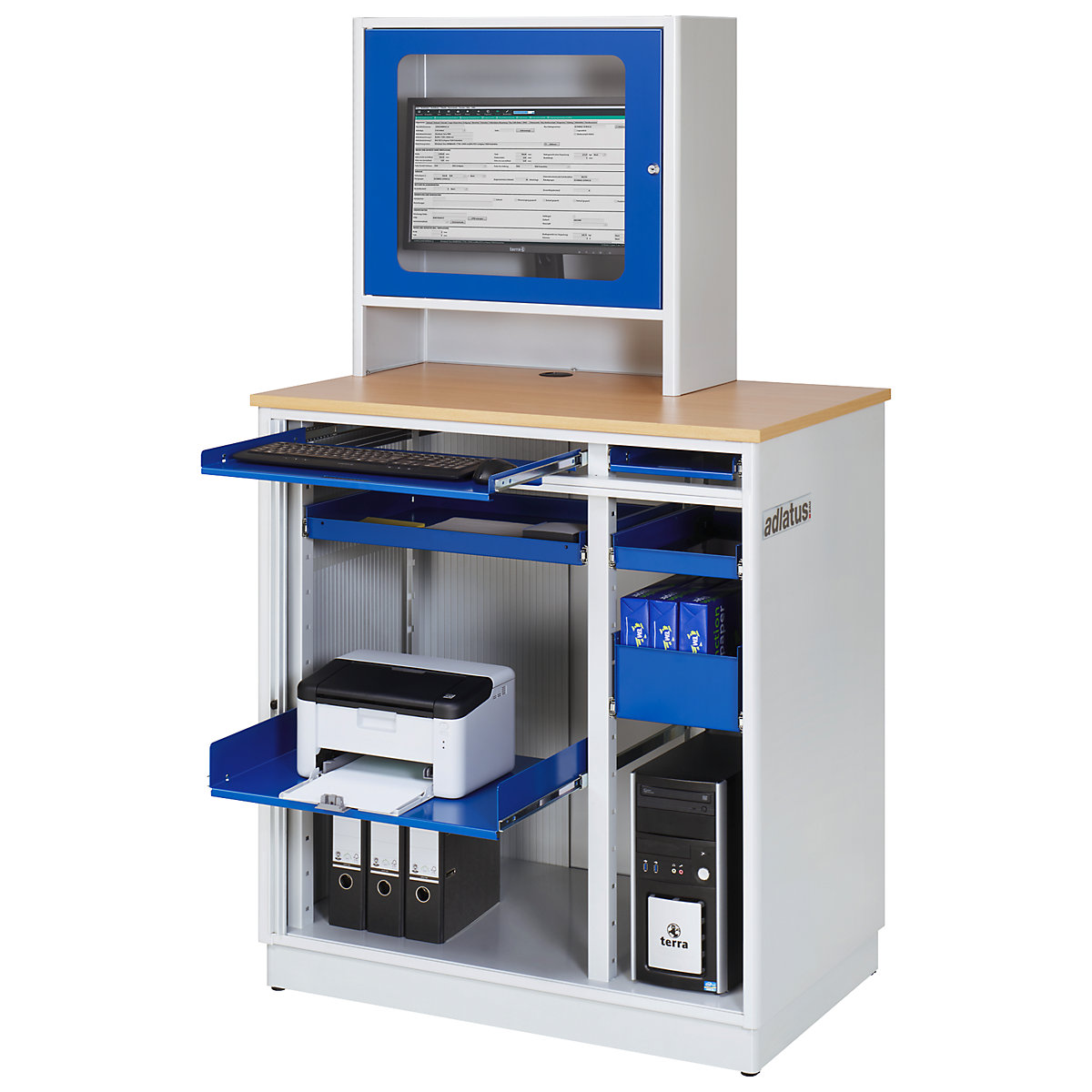 Computer cupboard – RAU (Product illustration 7)-6