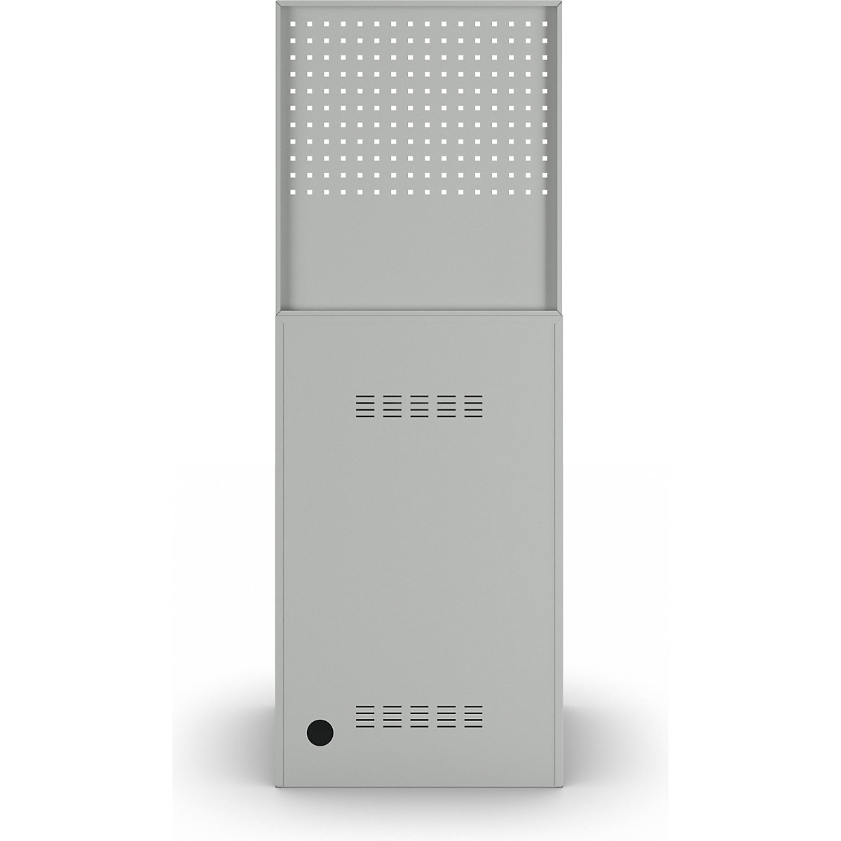 Computer workstation, sheet steel – eurokraft pro (Product illustration 7)-6