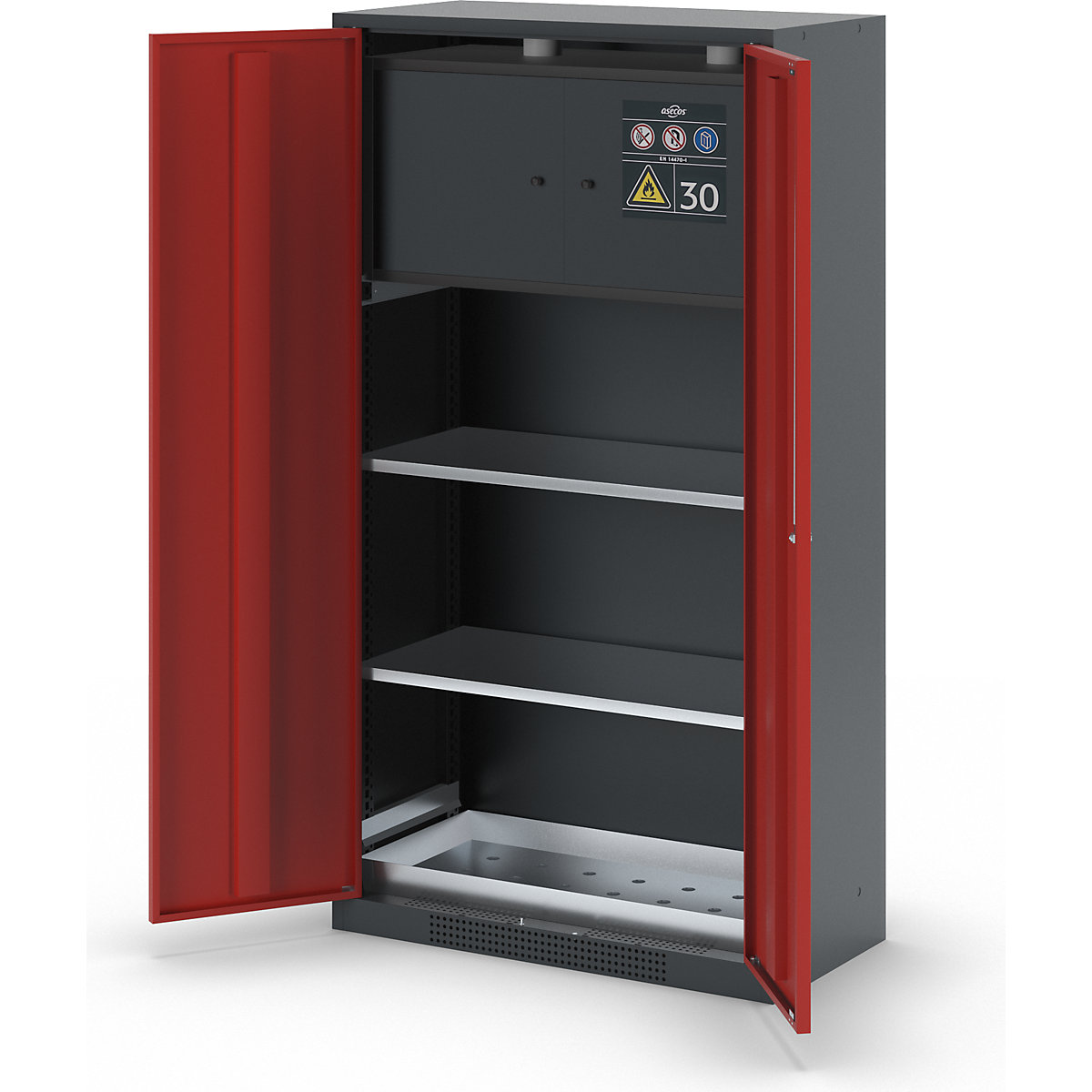 Chemical storage cupboard – asecos (Product illustration 4)-3