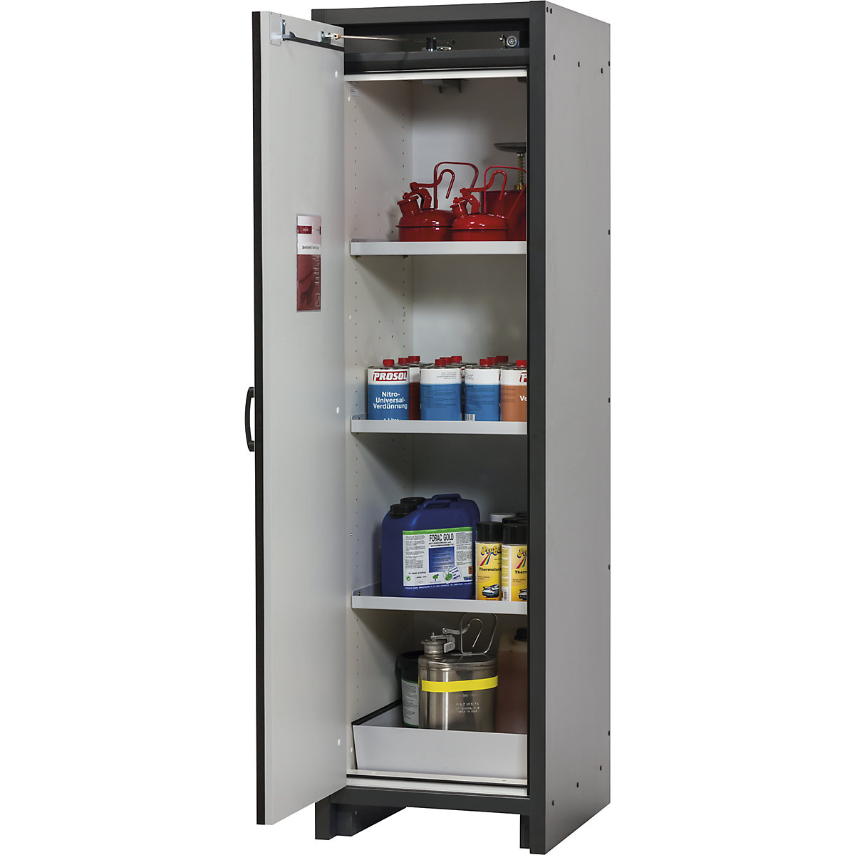 FM/UL/ULC/Type 30 fire resistant hazardous goods storage cupboard – asecos (Product illustration 2)-1
