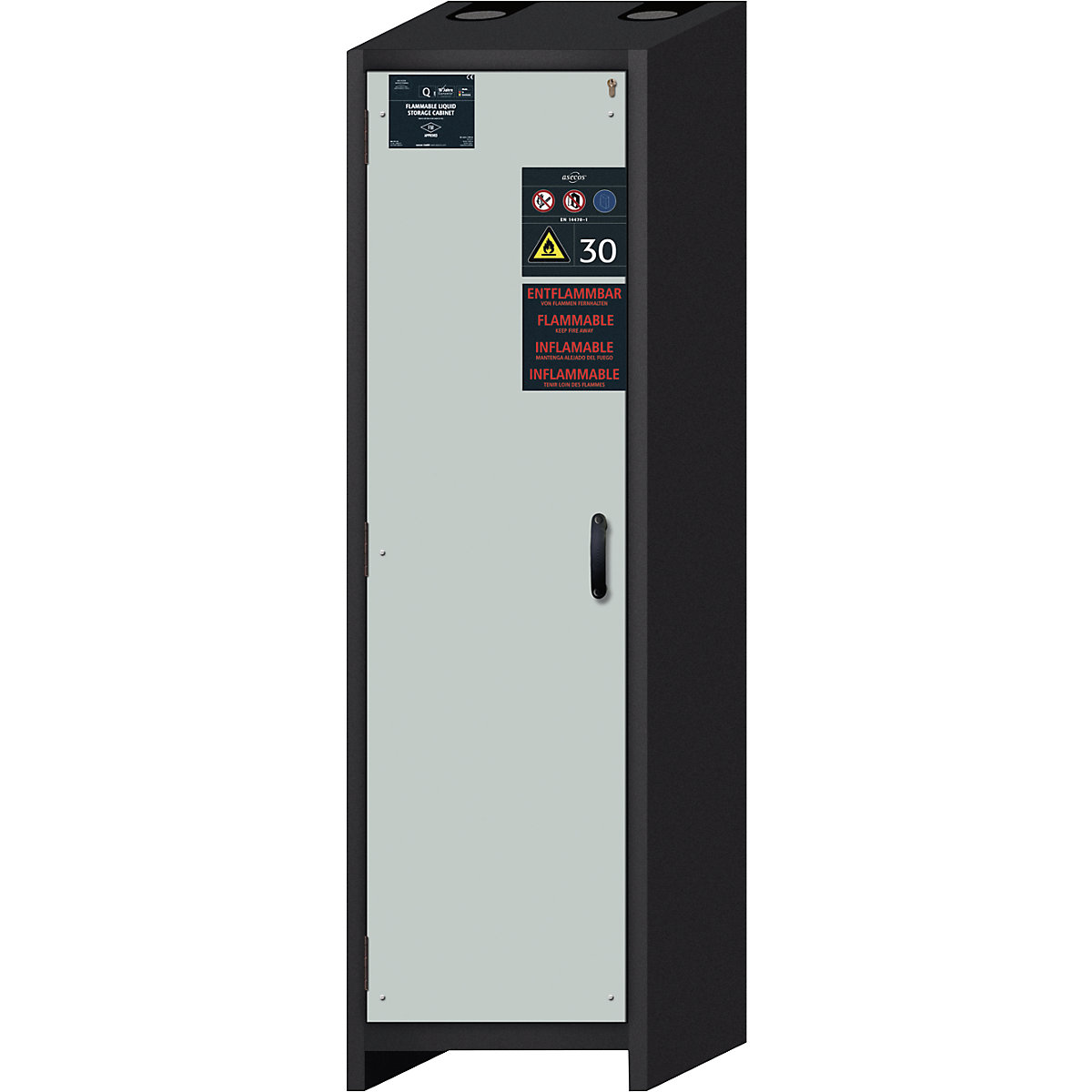 FM/UL/ULC/Type 30 fire resistant hazardous goods storage cupboard - asecos