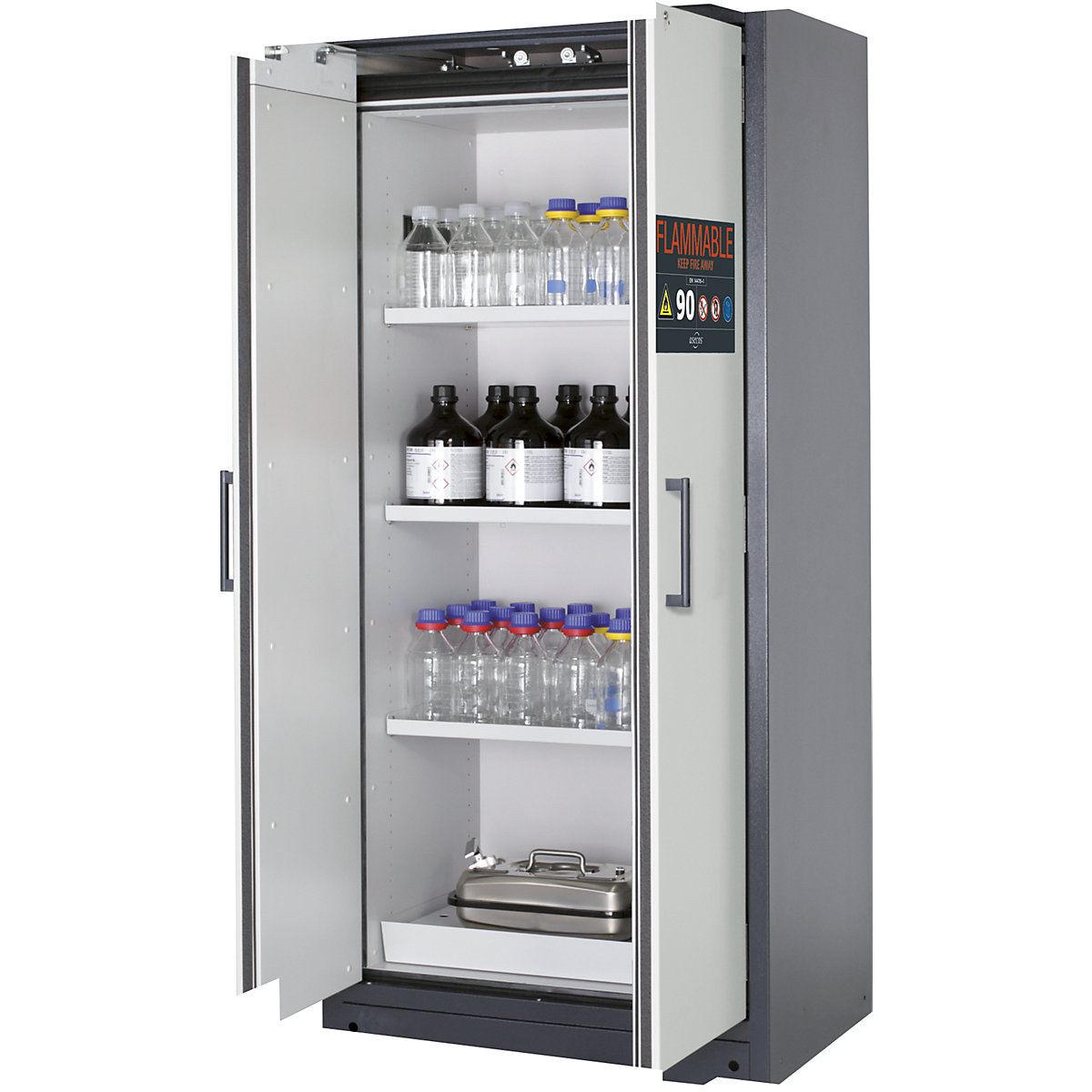 FM/UL/ULC/Type 90 fire resistant hazardous goods storage cupboard – asecos (Product illustration 11)-10
