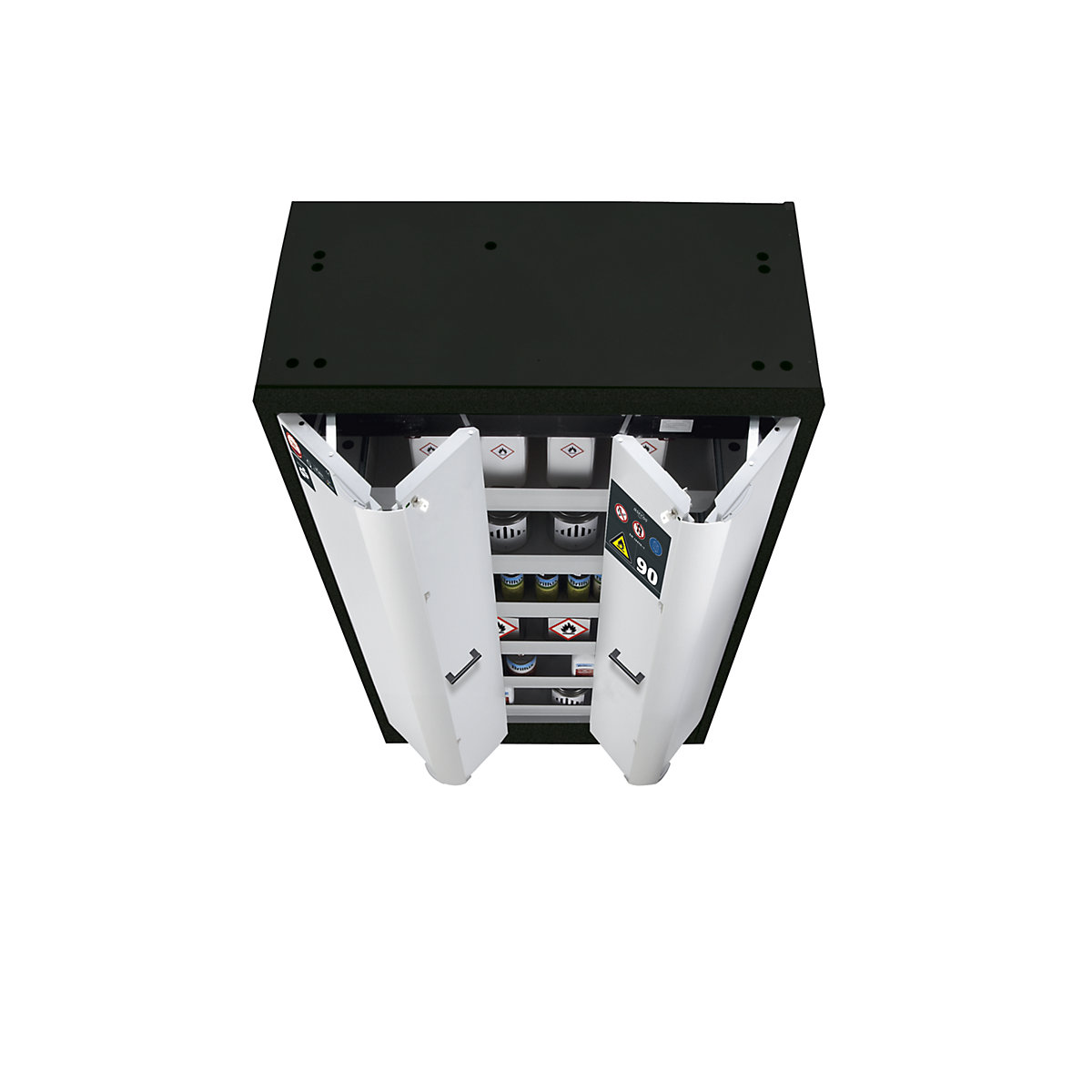 Fire resistant cupboard with folding doors for hazardous goods type 90 – asecos (Product illustration 2)-1