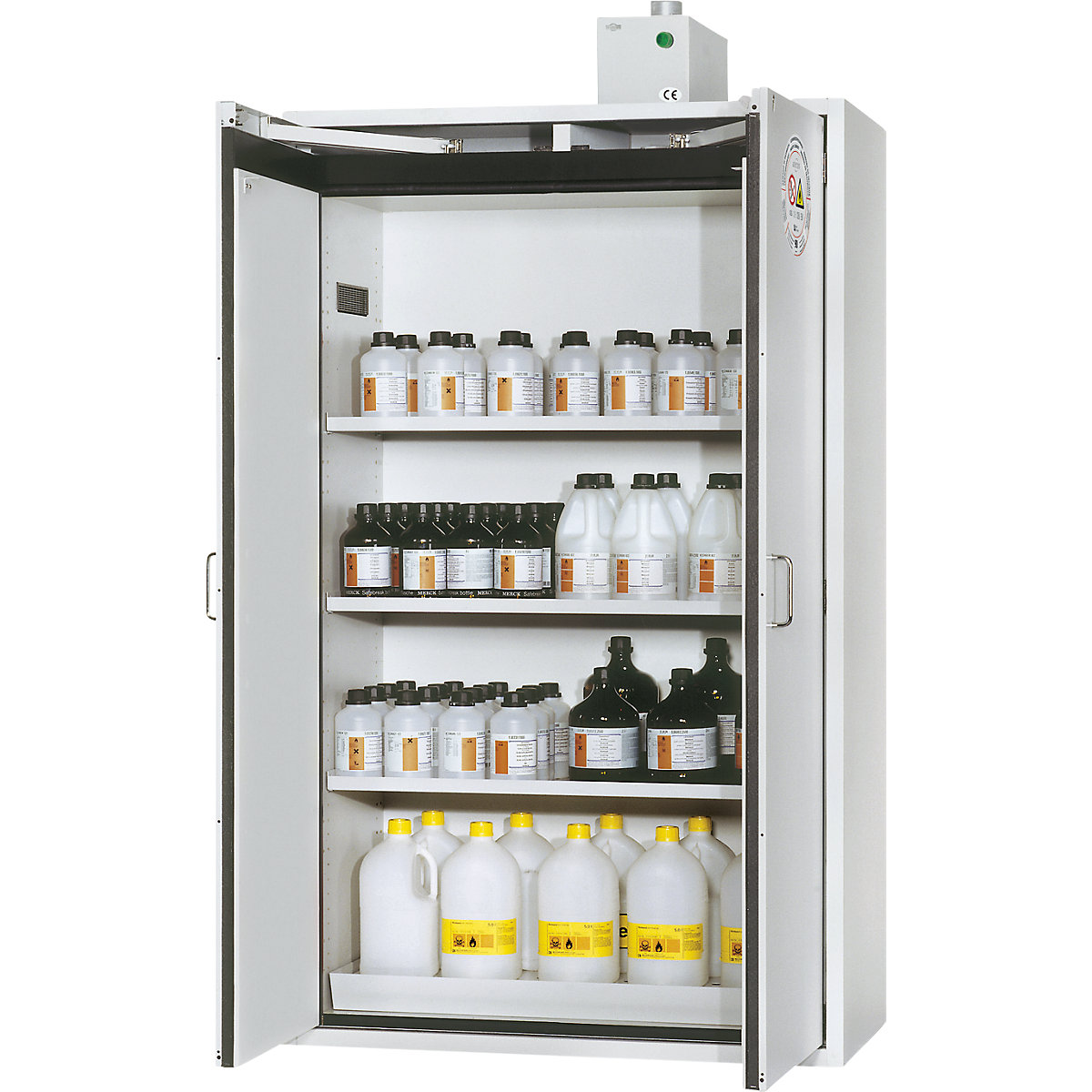Fire resistant hazardous goods storage cupboard, type 90 – asecos (Product illustration 23)-22