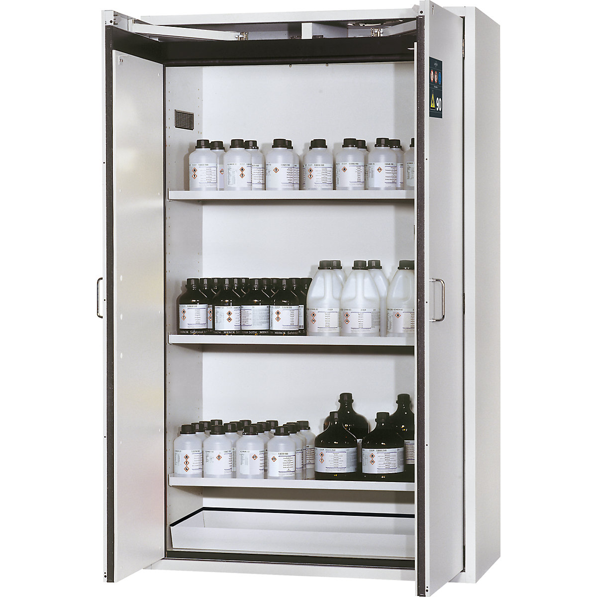 Fire resistant hazardous goods storage cupboard, type 90 – asecos (Product illustration 25)-24