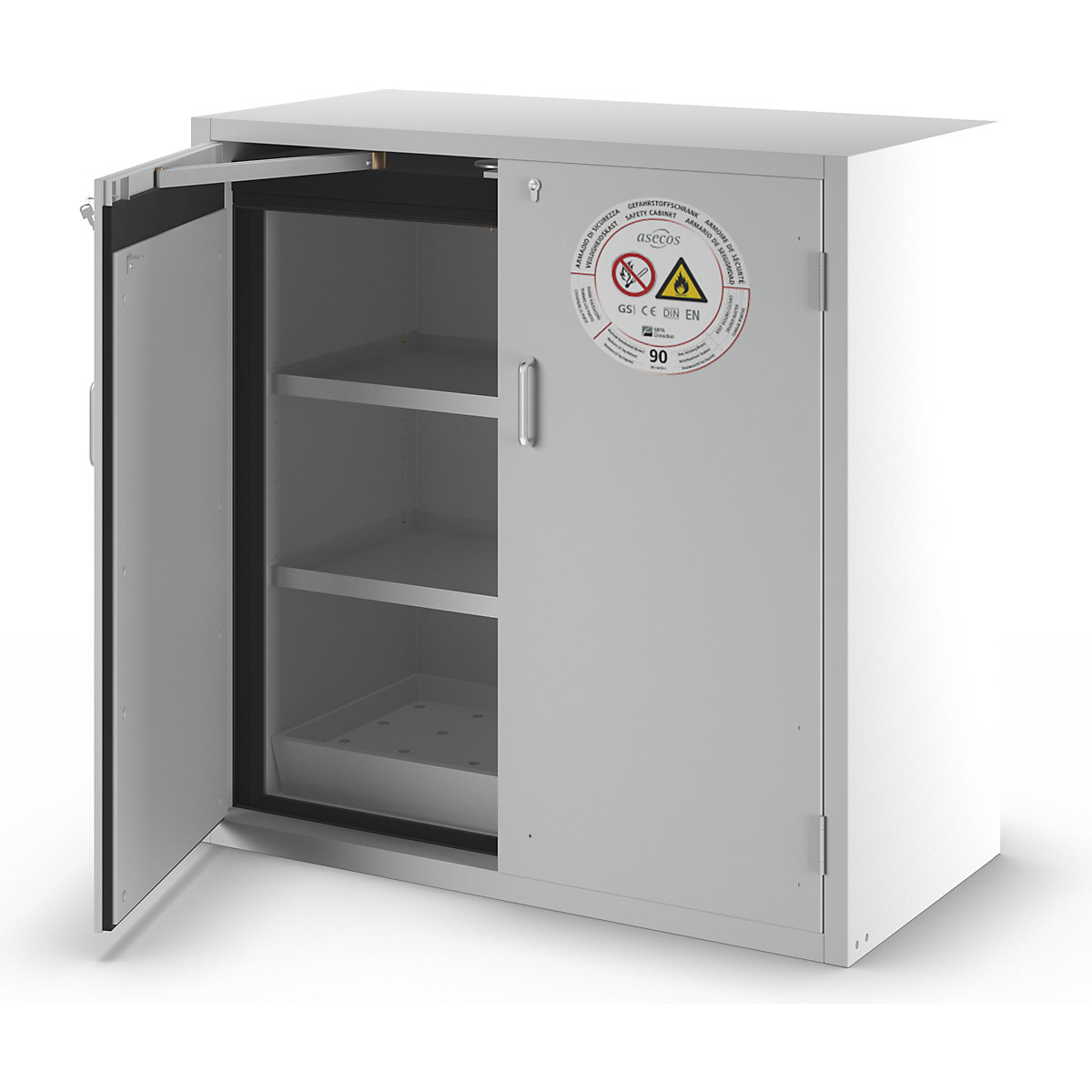 Fire resistant hazardous goods storage cupboard, type 90 – asecos (Product illustration 69)-68