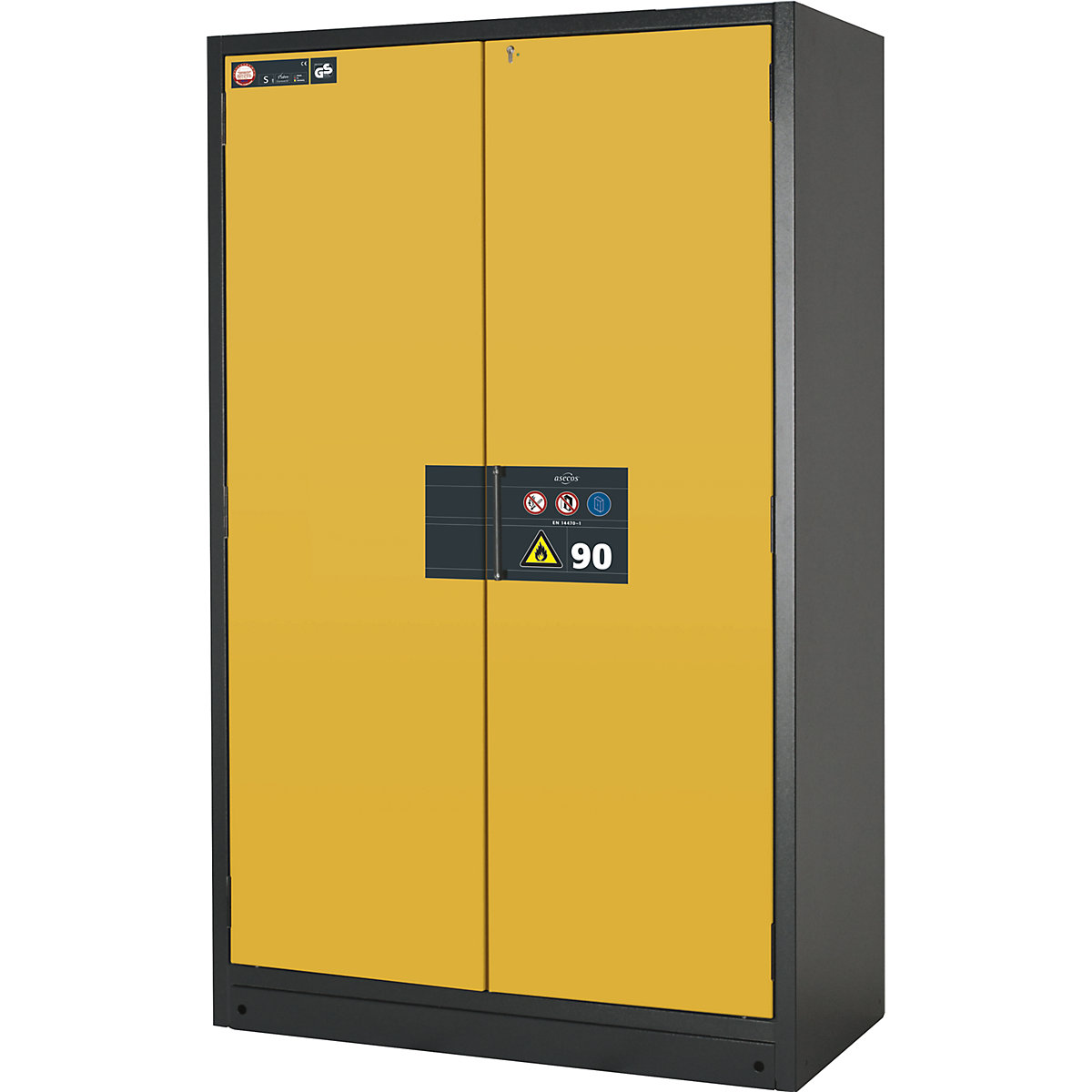 Fire resistant hazardous goods storage cupboard type 90, semi-automatic – asecos (Product illustration 3)-2