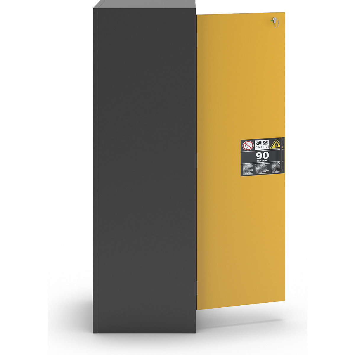 Fire resistant industrial hazardous goods cupboard, type 90 – asecos (Product illustration 71)-70