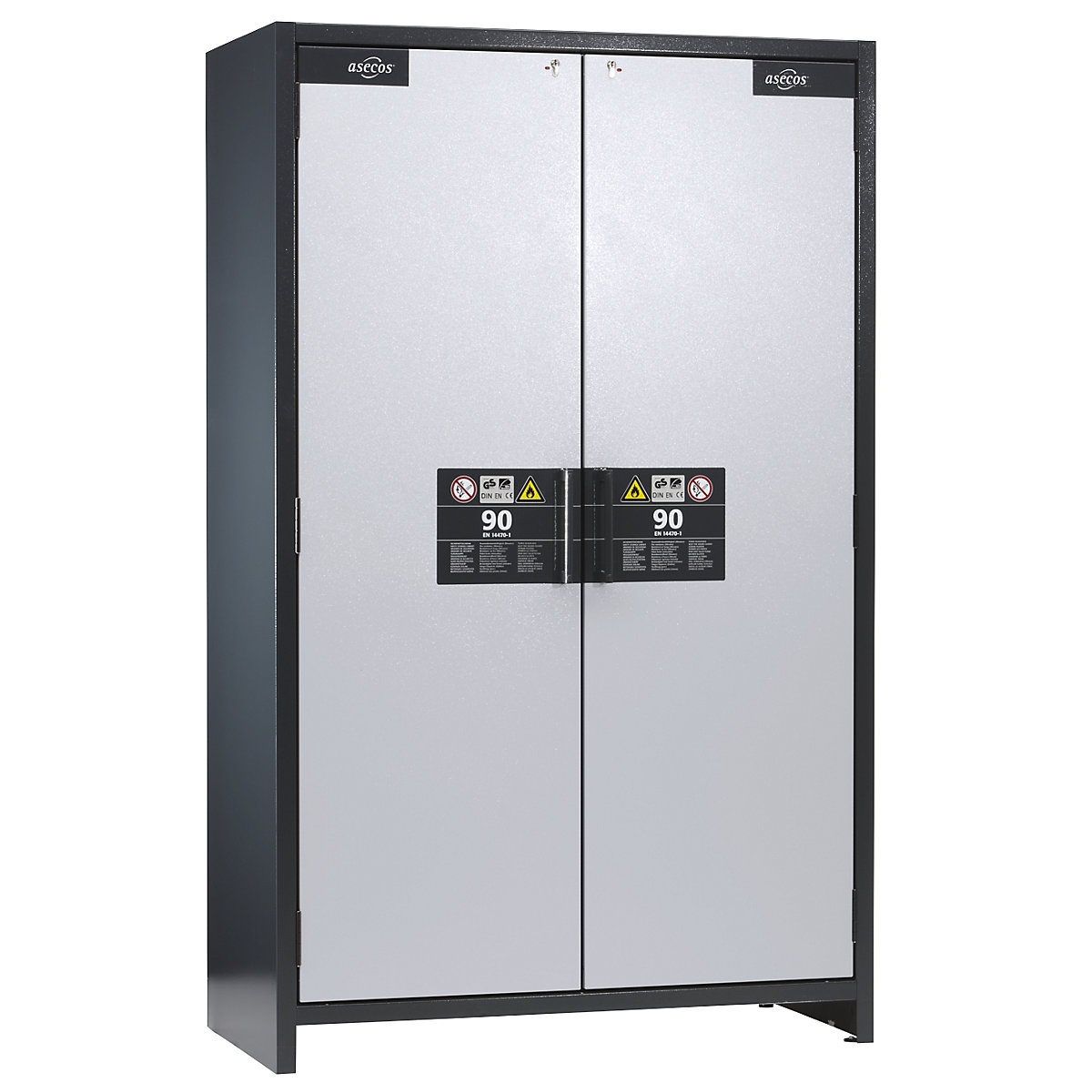 Fire resistant industrial hazardous goods cupboard, type 90 - asecos