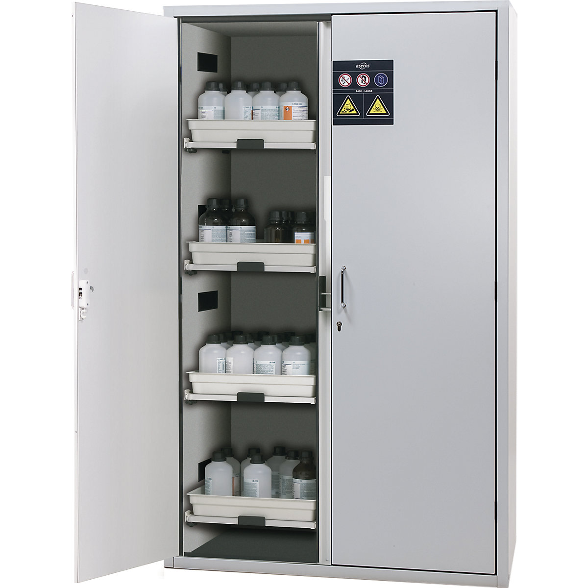 Full height safety cupboard for acids and alkalis – asecos (Product illustration 4)-3