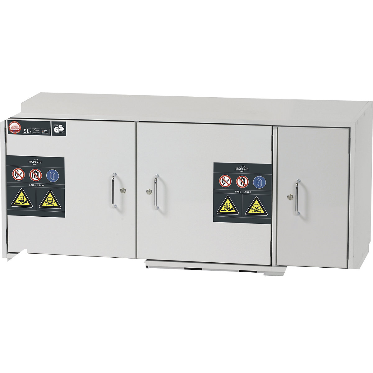 Hazardous goods base cupboard for acids and alkaline solutions – asecos (Product illustration 2)-1