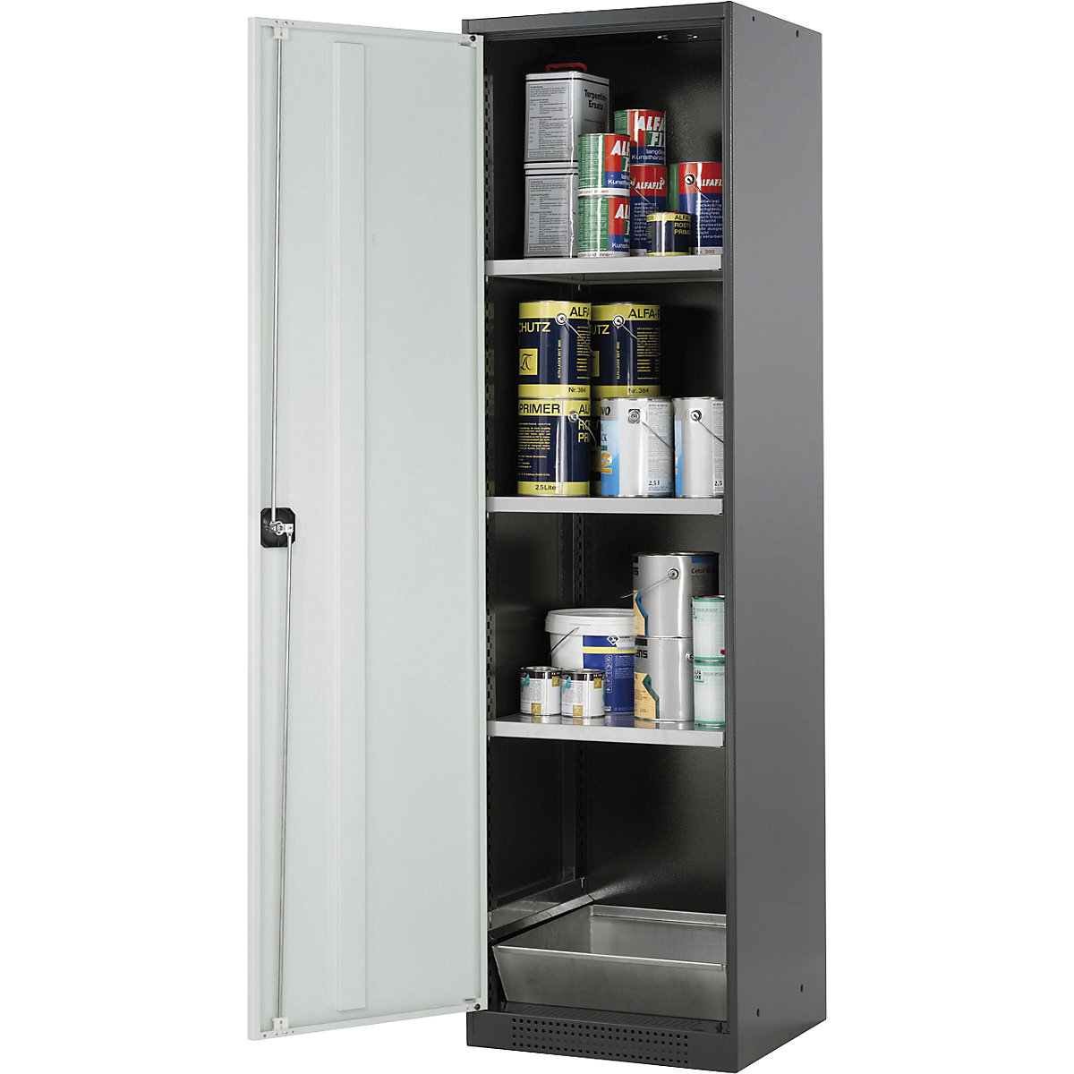 Laboratory chemical storage cupboard - asecos