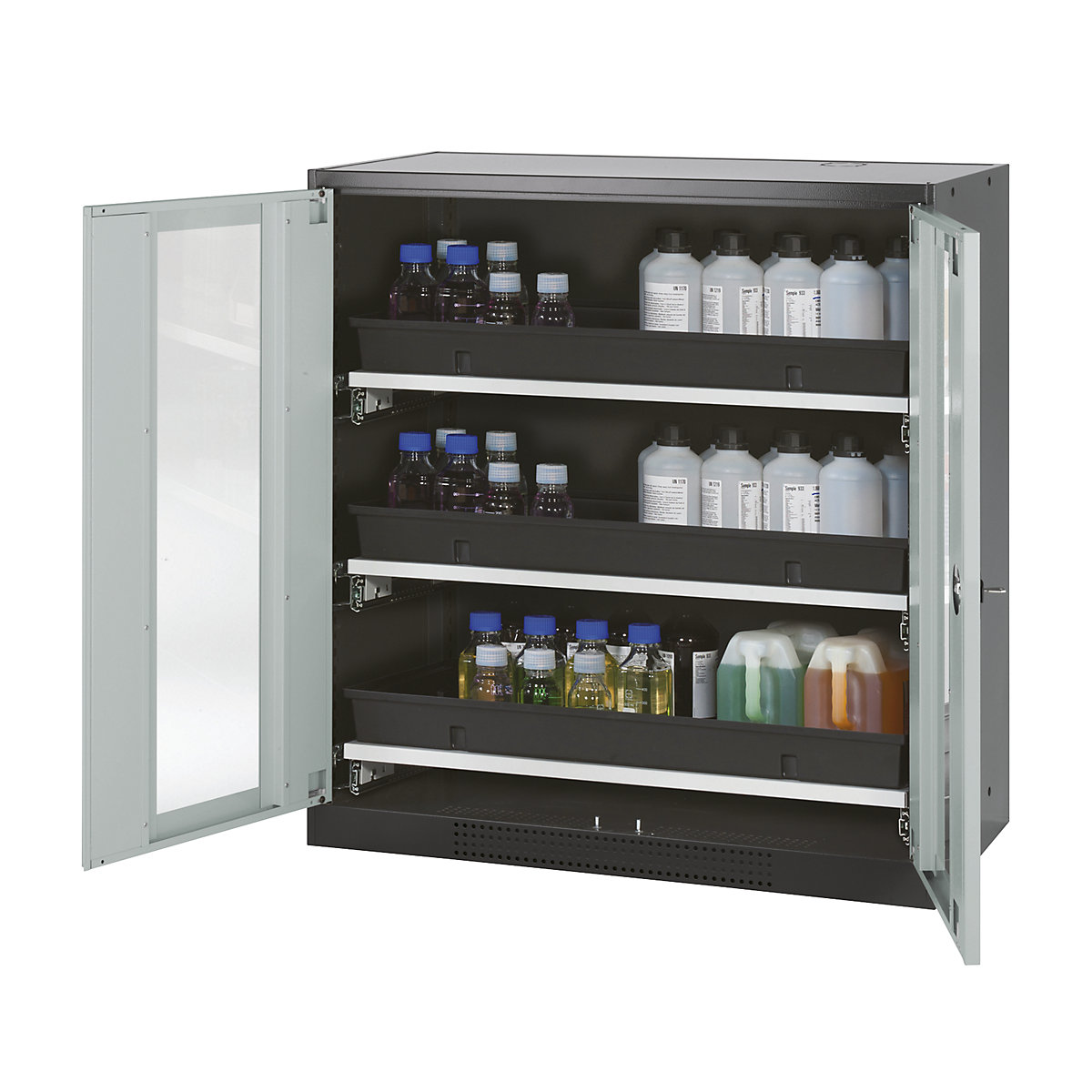 Laboratory chemical storage cupboard - asecos
