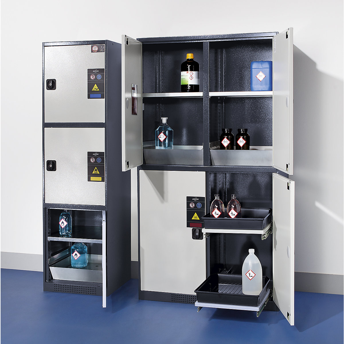 MULTIRISK chemical storage cupboard – asecos (Product illustration 2)-1
