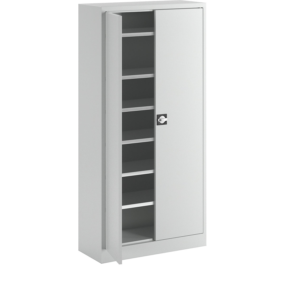 Double door cupboard made of sheet steel - eurokraft pro