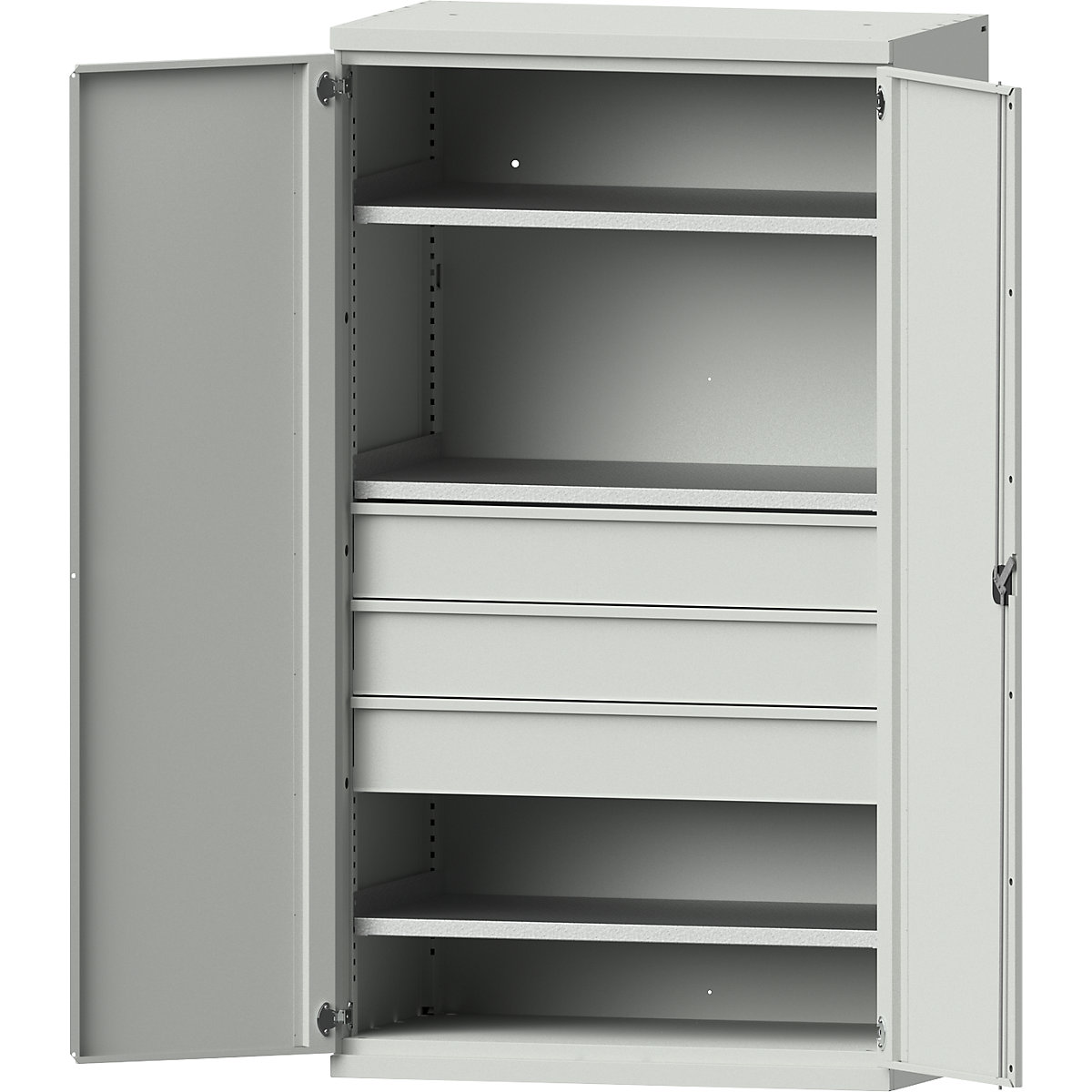 Heavy duty cupboard made of steel – eurokraft pro