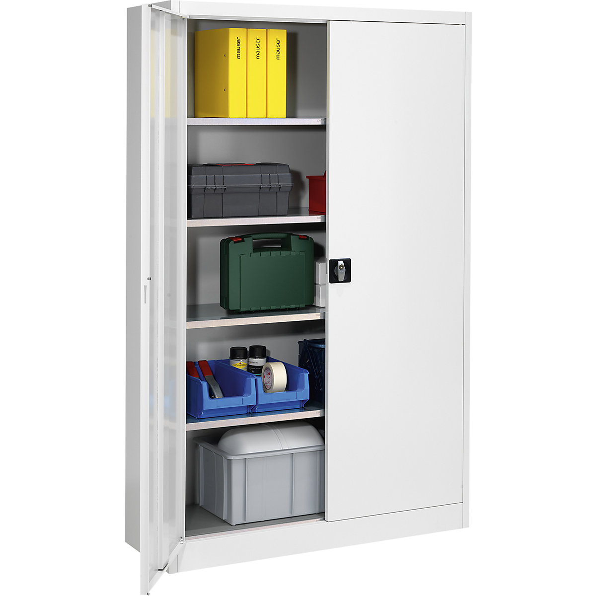 Heavy duty double door cupboard - mauser