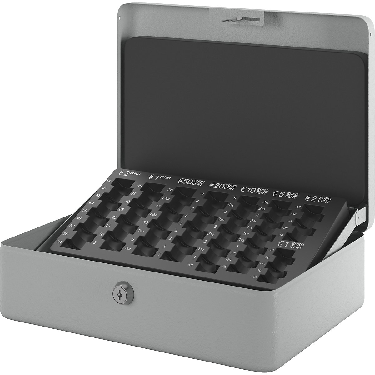 Cash box, lockable – eurokraft basic (Product illustration 2)-1