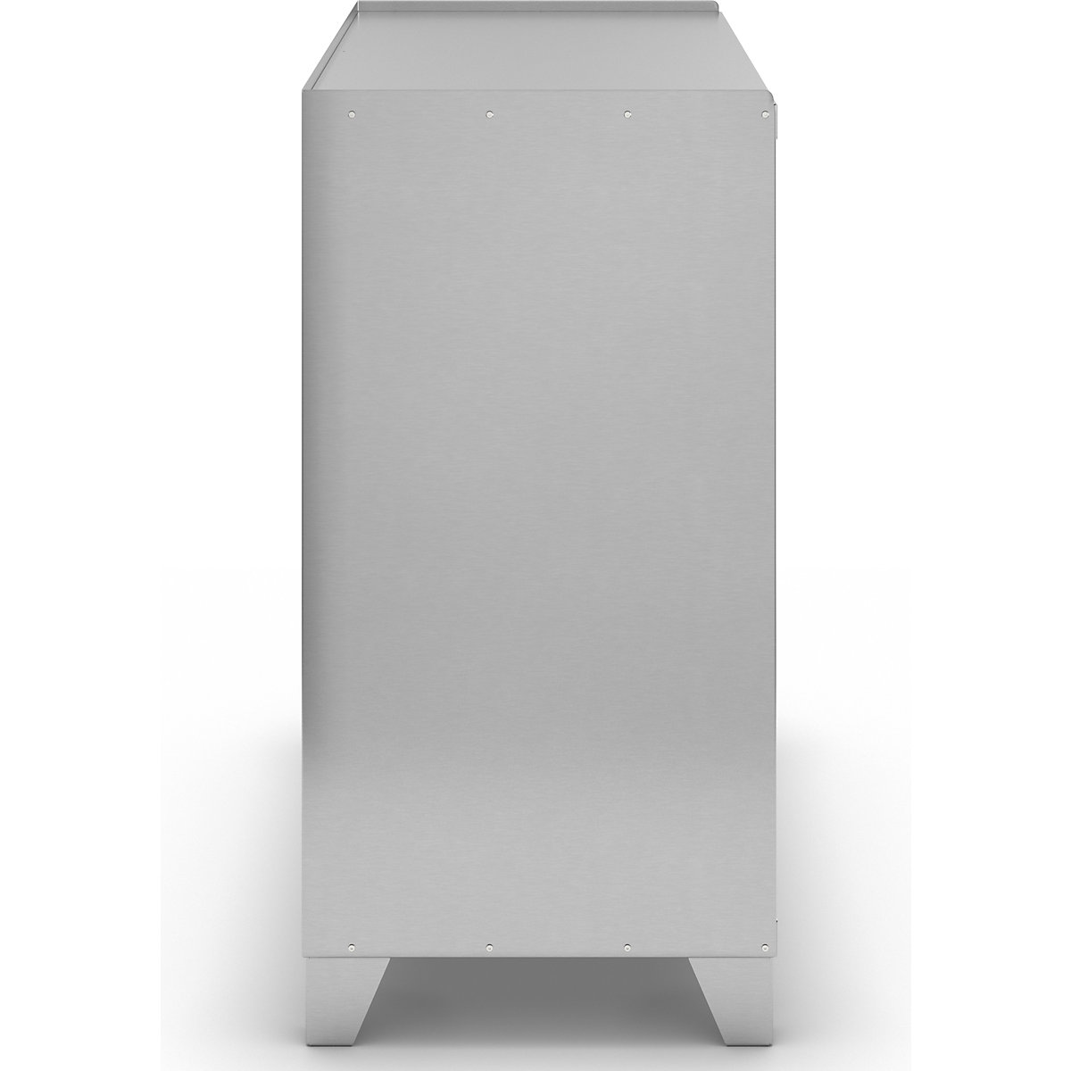 Stainless steel tool cupboard with stud feet (Product illustration 4)-3