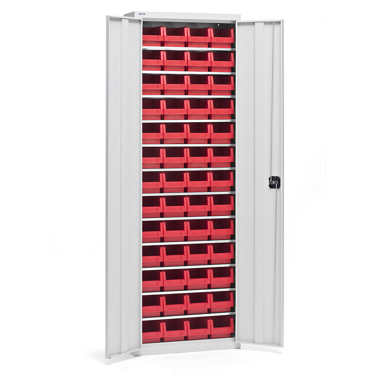 Storage cupboard with storage boxes – eurokraft pro