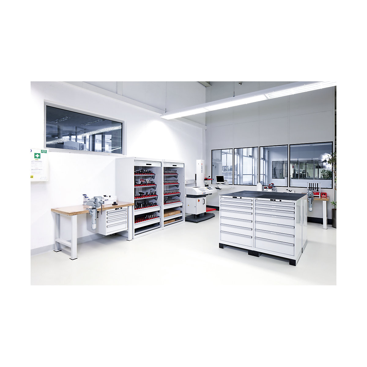 Drawer cupboard, 5 drawers – LISTA (Product illustration 3)-2