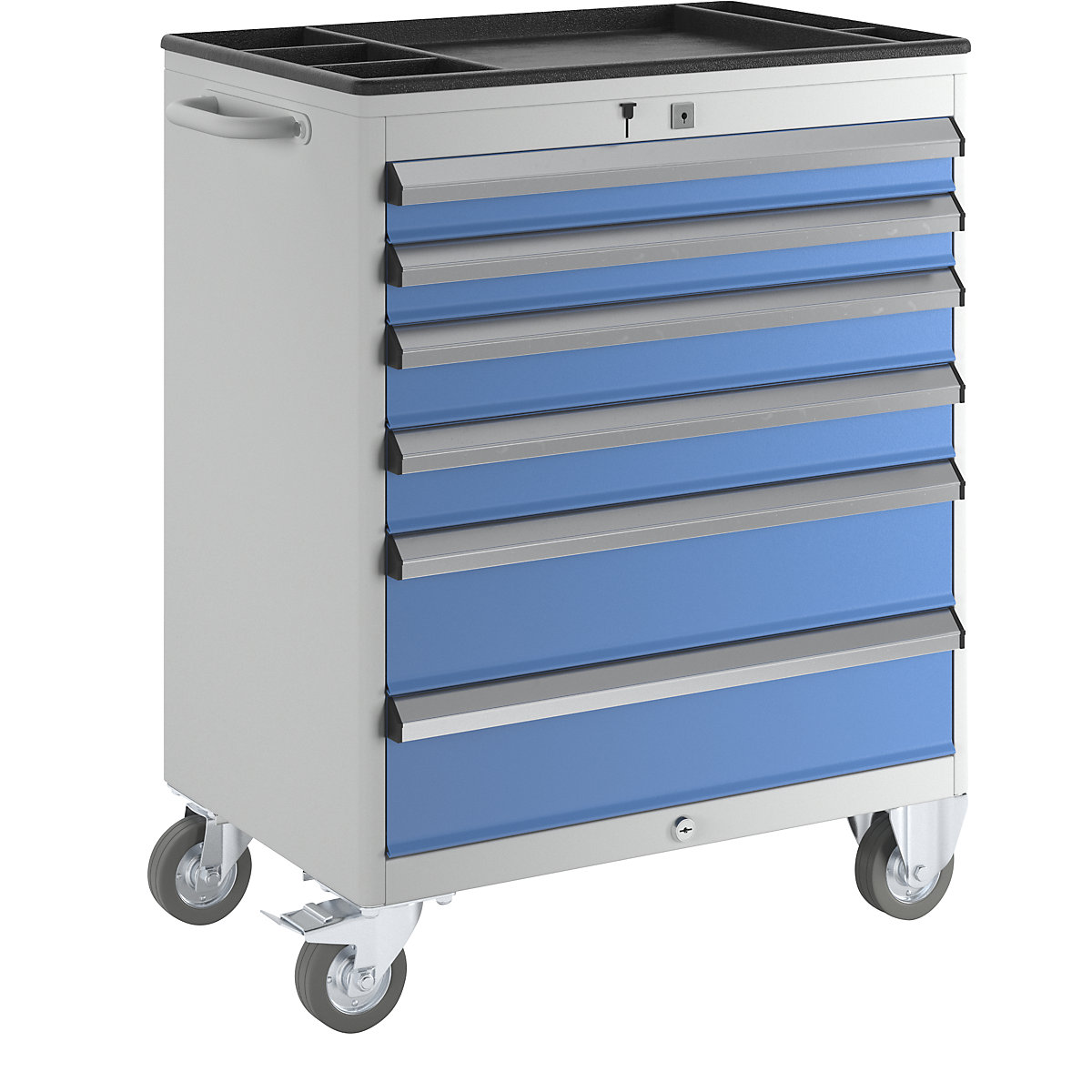 Drawer cupboard, mobile - eurokraft pro