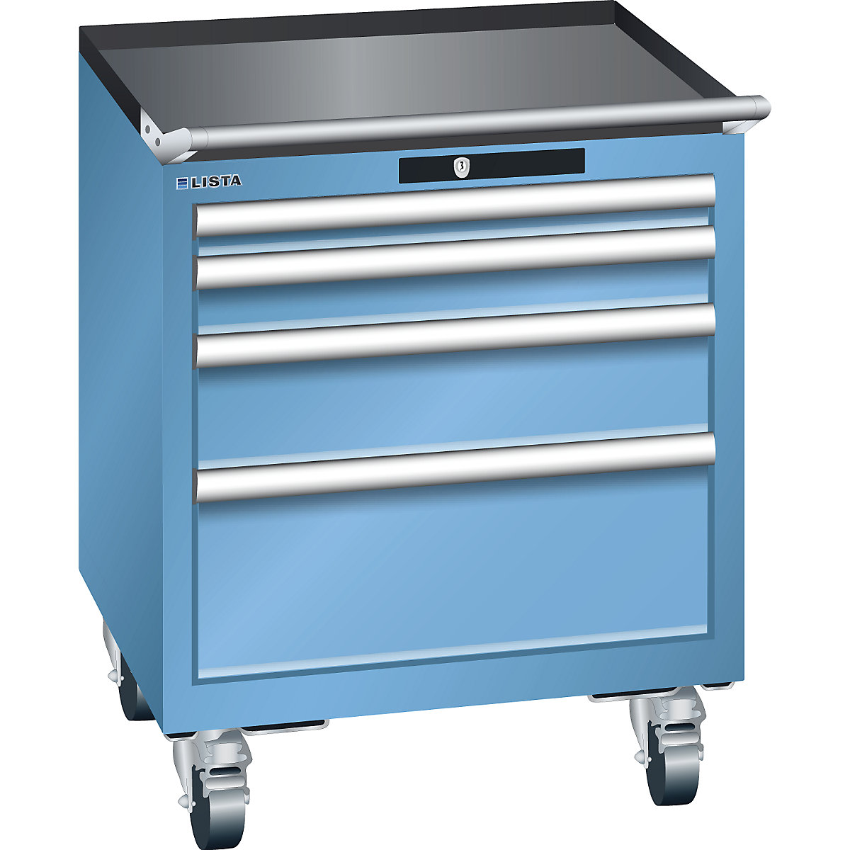 Drawer cupboard, mobile - LISTA