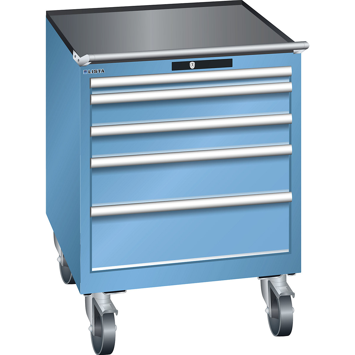 Drawer cupboard, mobile - LISTA