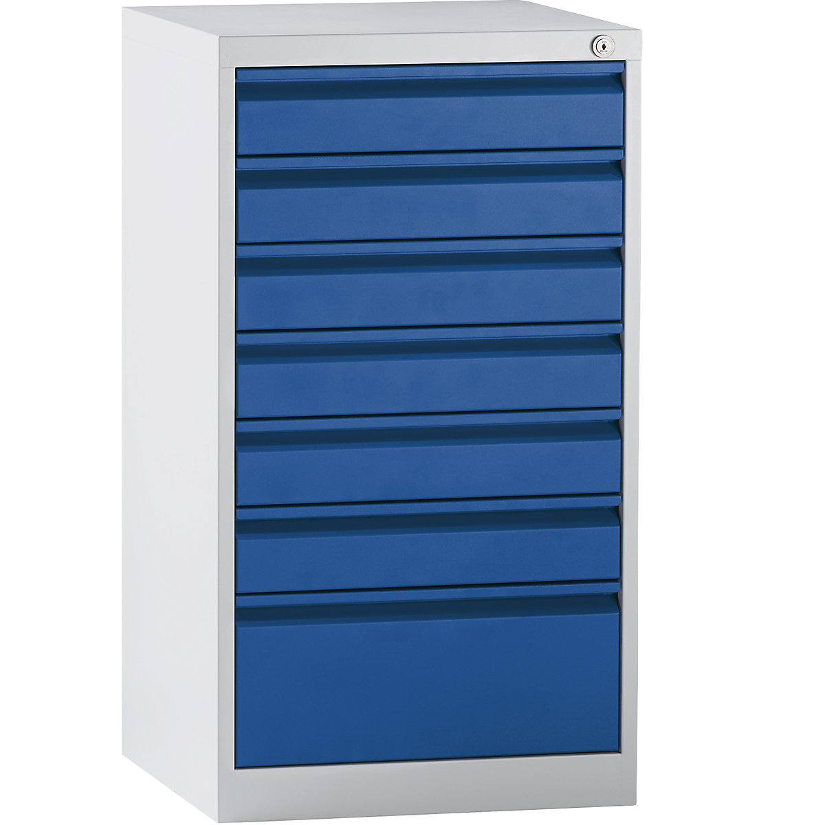 Drawer cupboard, steel – eurokraft basic (Product illustration 3)-2