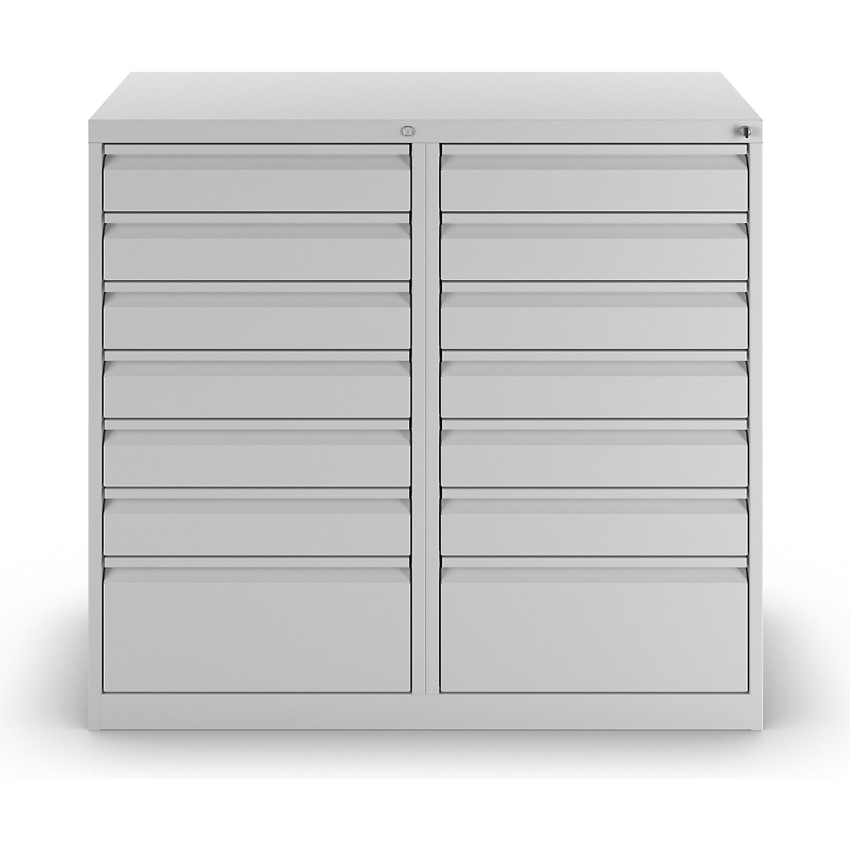 Drawer cupboard, steel – eurokraft basic (Product illustration 5)-4