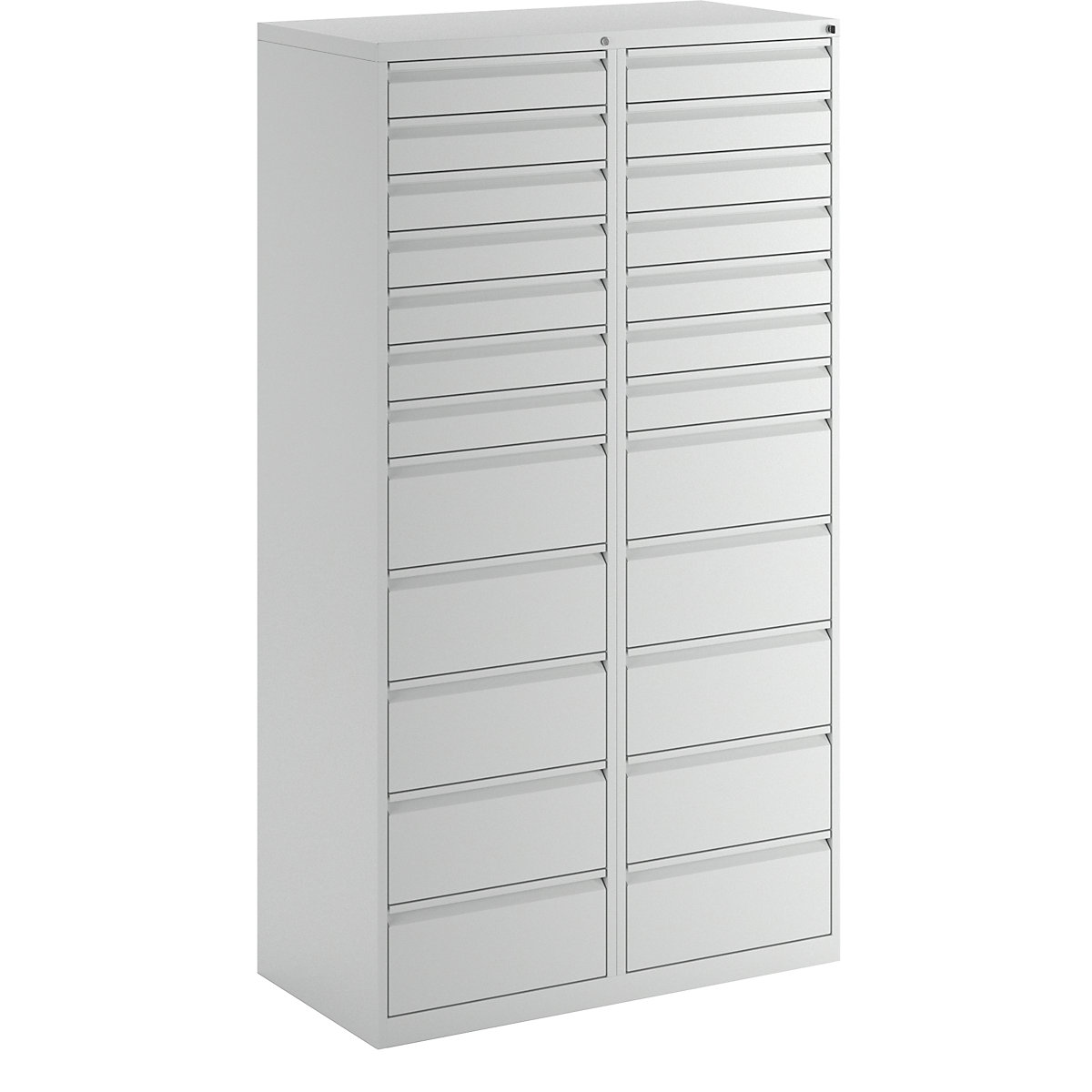 Drawer cupboard, steel - eurokraft basic
