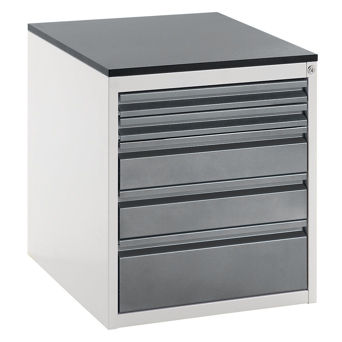 Drawer cupboard with telescopic guides - RAU