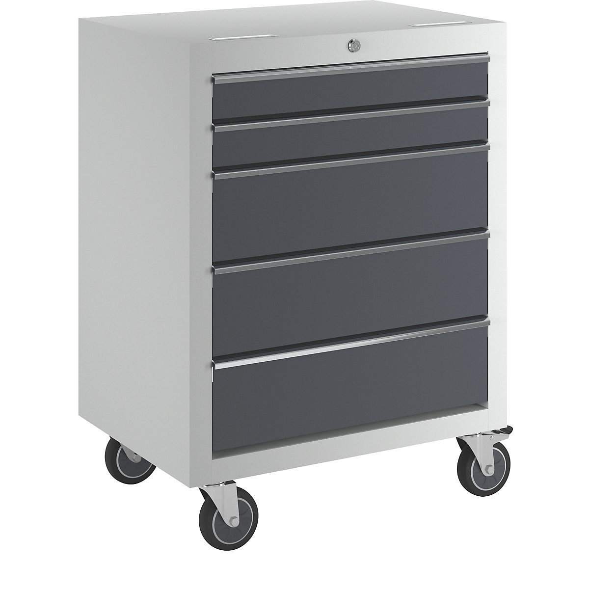 Drawer unit on castors