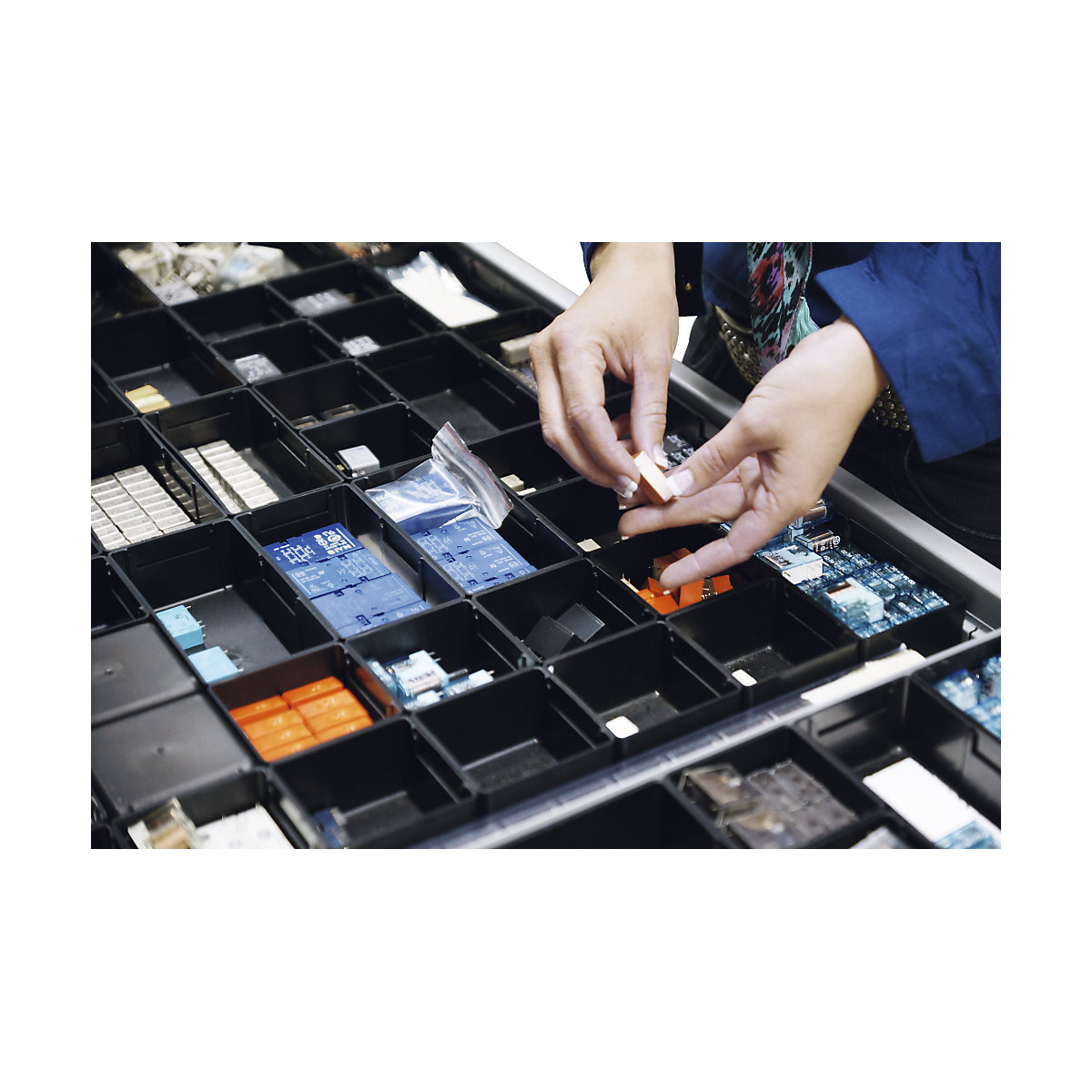 ESD drawer cupboard, mobile (Product illustration 3)-2